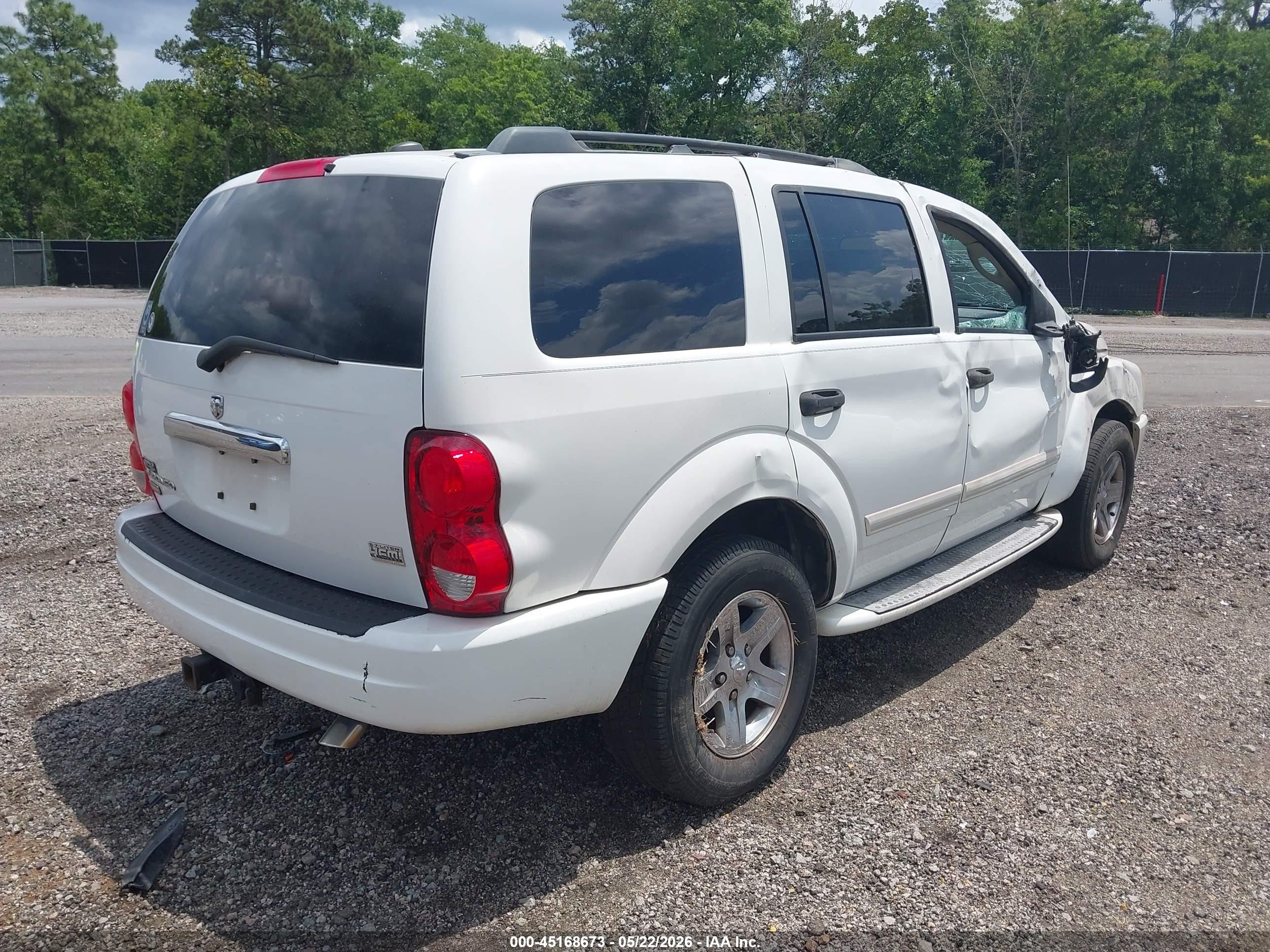 2004 Dodge Durango Limited White vin: 1D8HB58D14F105331