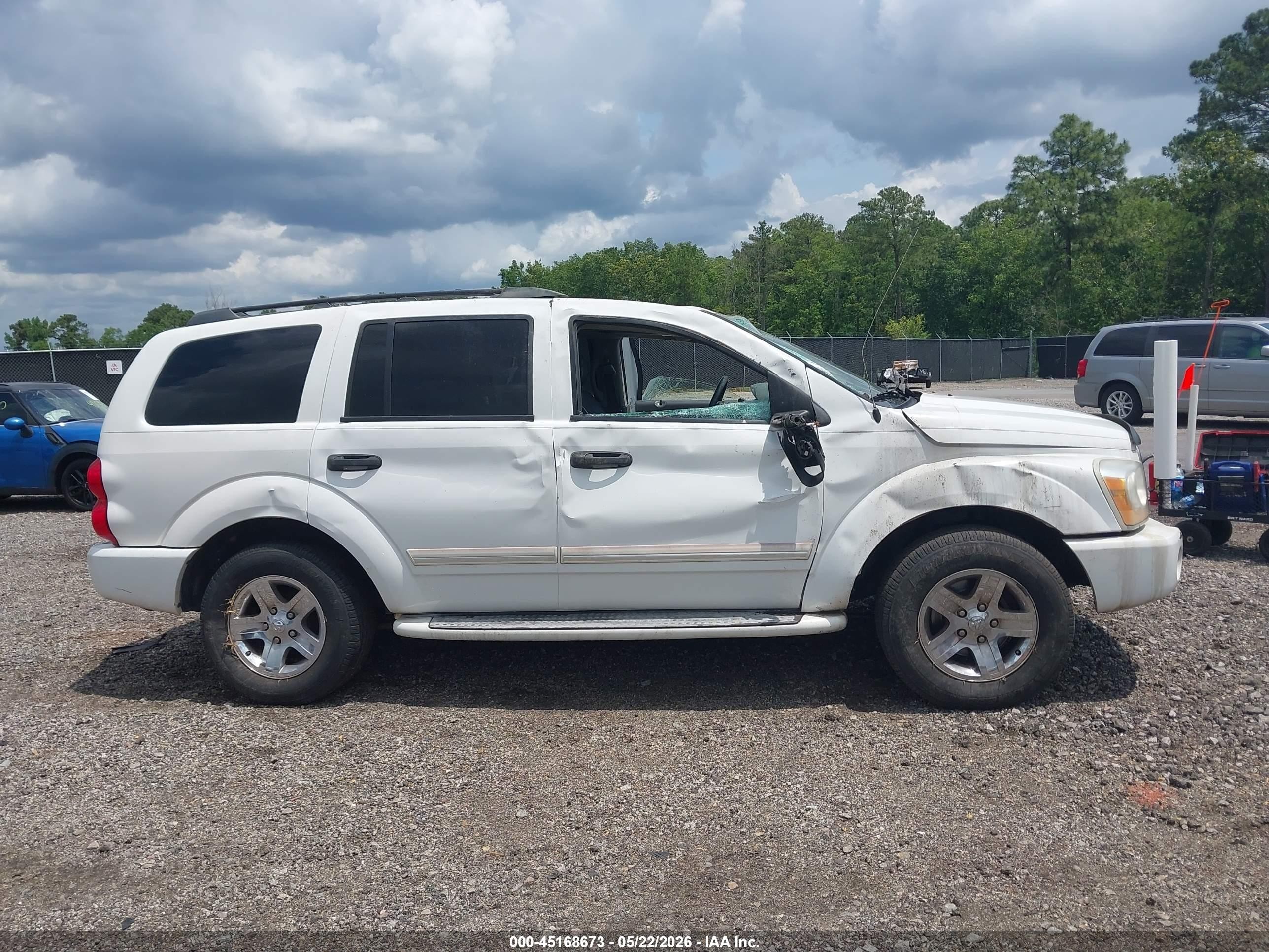 2004 Dodge Durango Limited White vin: 1D8HB58D14F105331