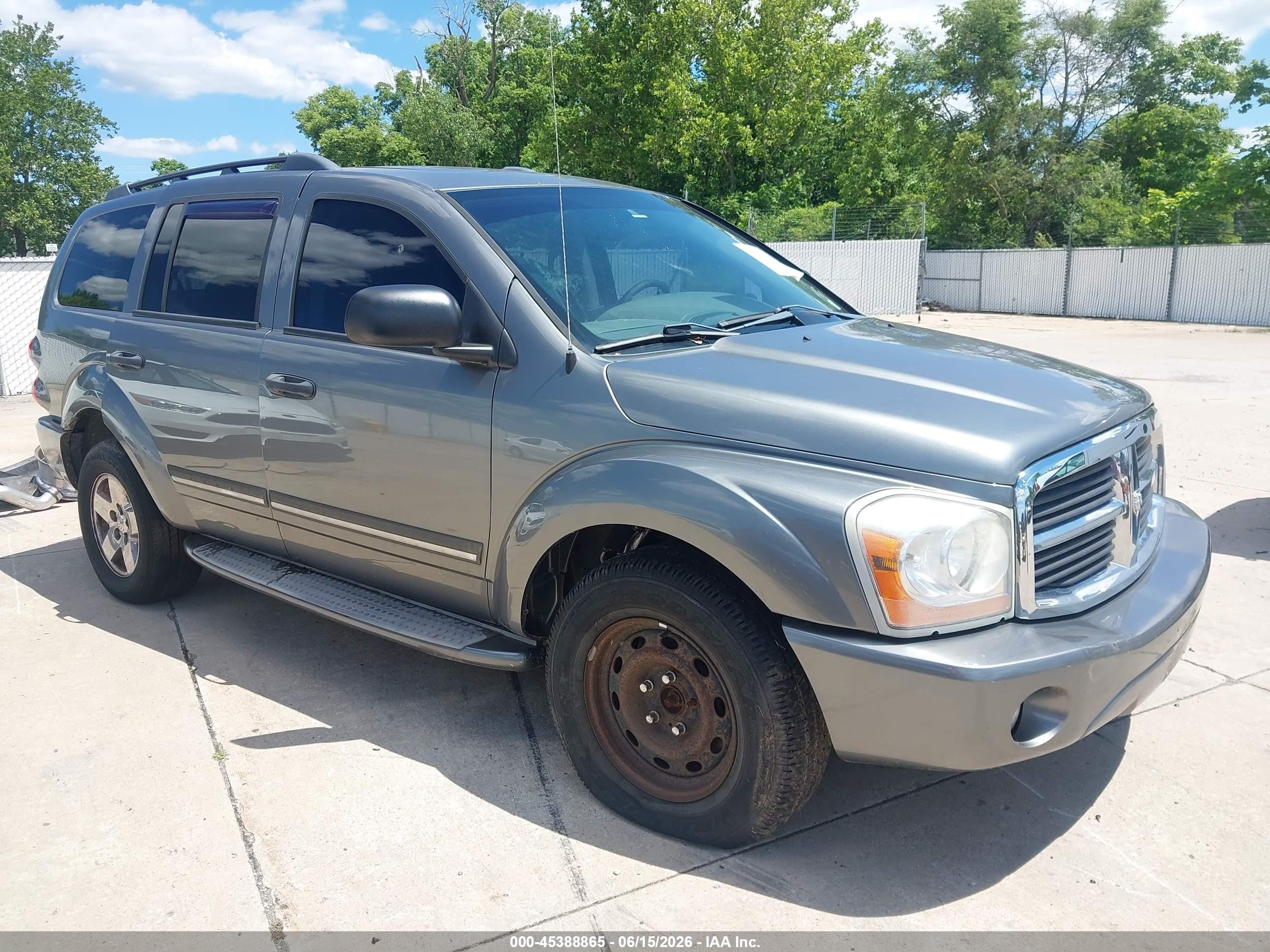 2005 Dodge Durango Limited Серый vin: 1D8HB58D25F514813