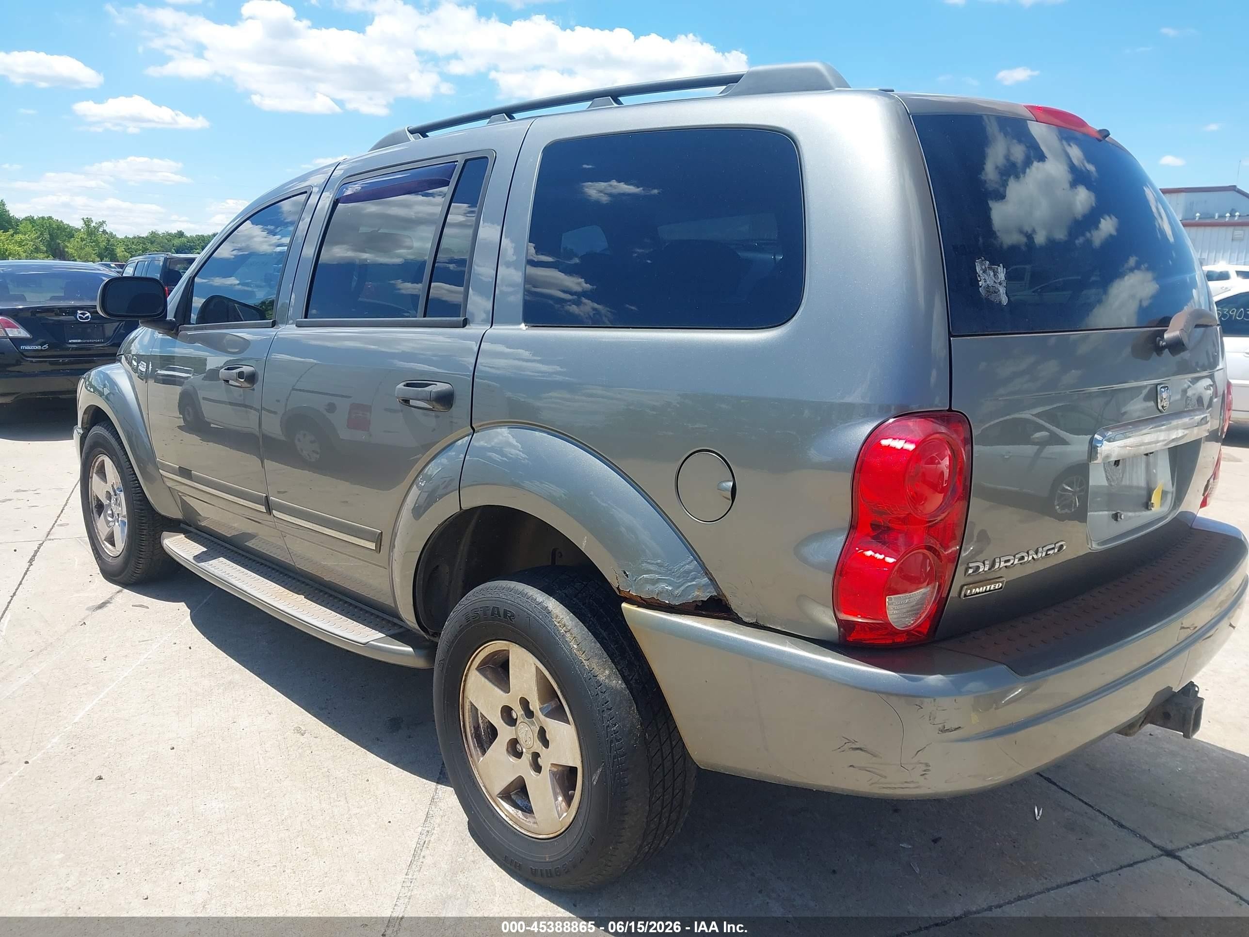 2005 Dodge Durango Limited Gray vin: 1D8HB58D25F514813