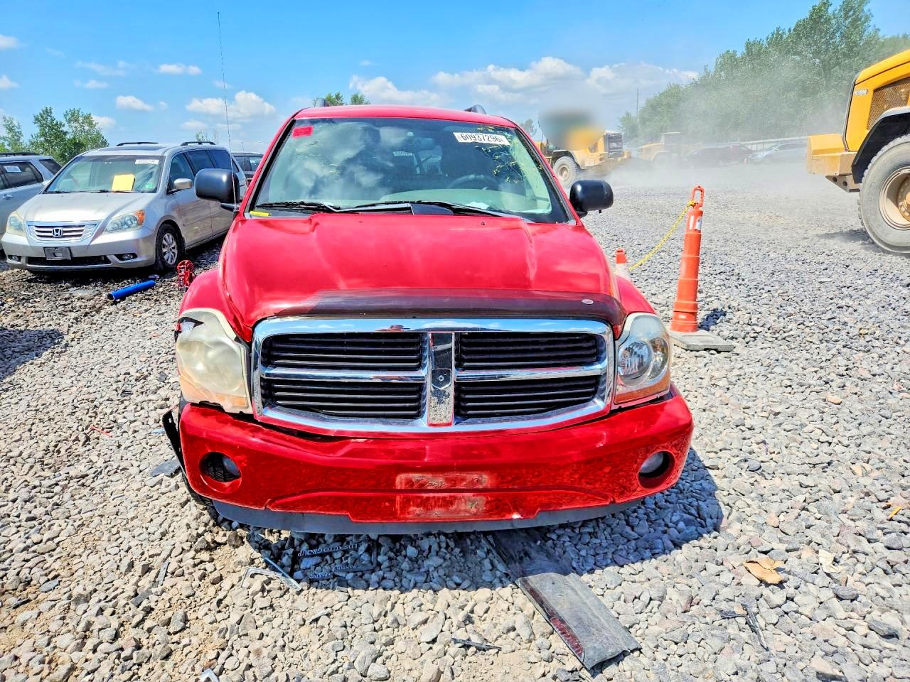 2005 Dodge Durango Limited Red vin: 1D8HB58D75F592326
