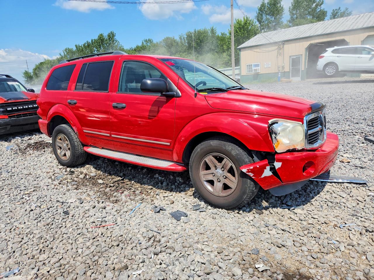2005 Dodge Durango Limited Red vin: 1D8HB58D75F592326