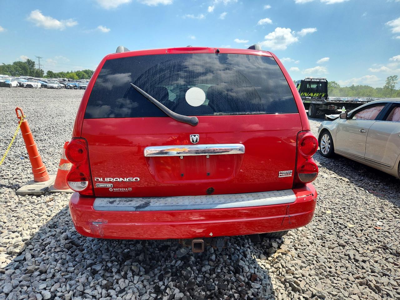 2005 Dodge Durango Limited Red vin: 1D8HB58D75F592326