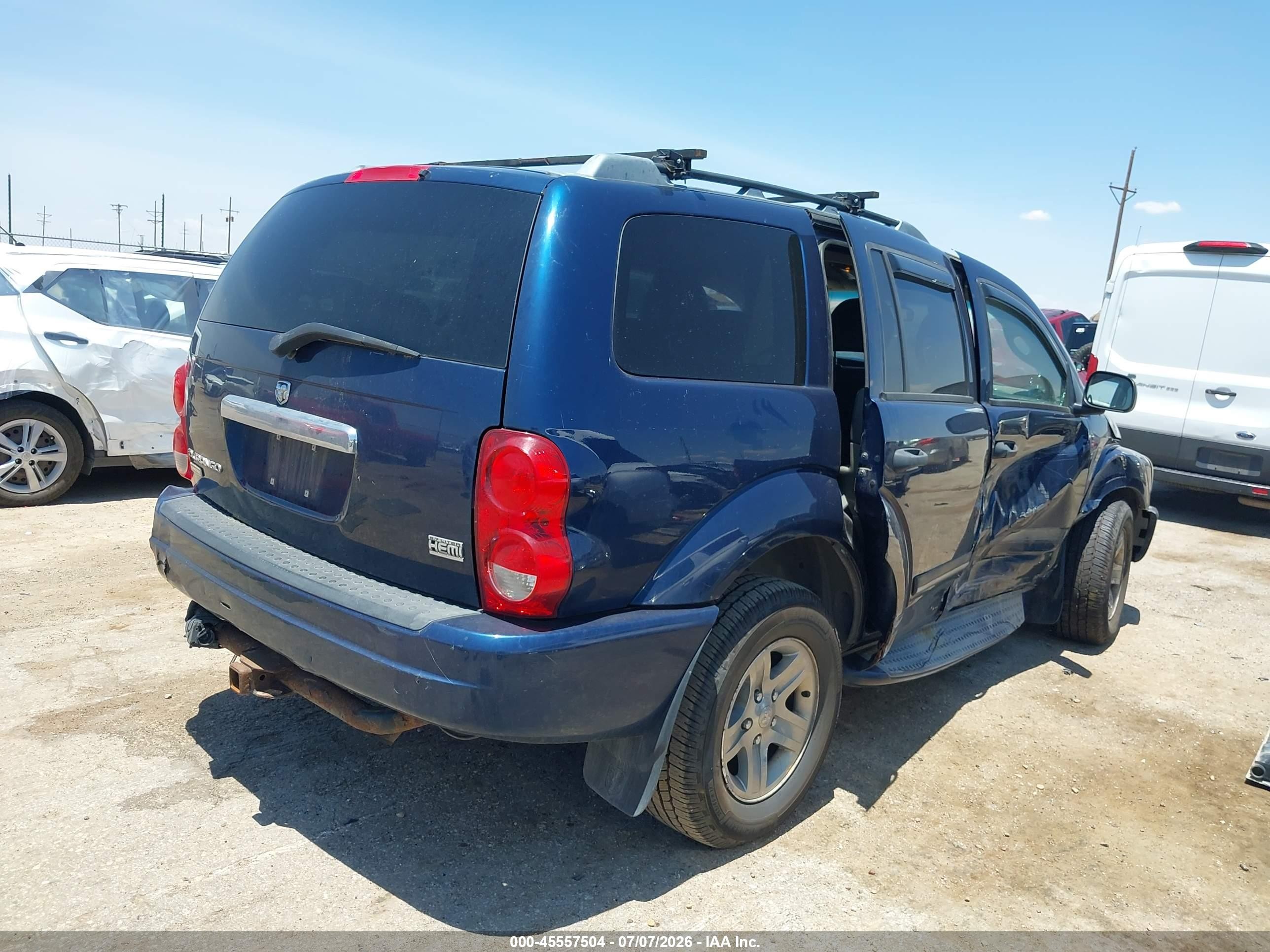 2005 Dodge Durango Limited Navy vin: 1D8HB58D85F582730