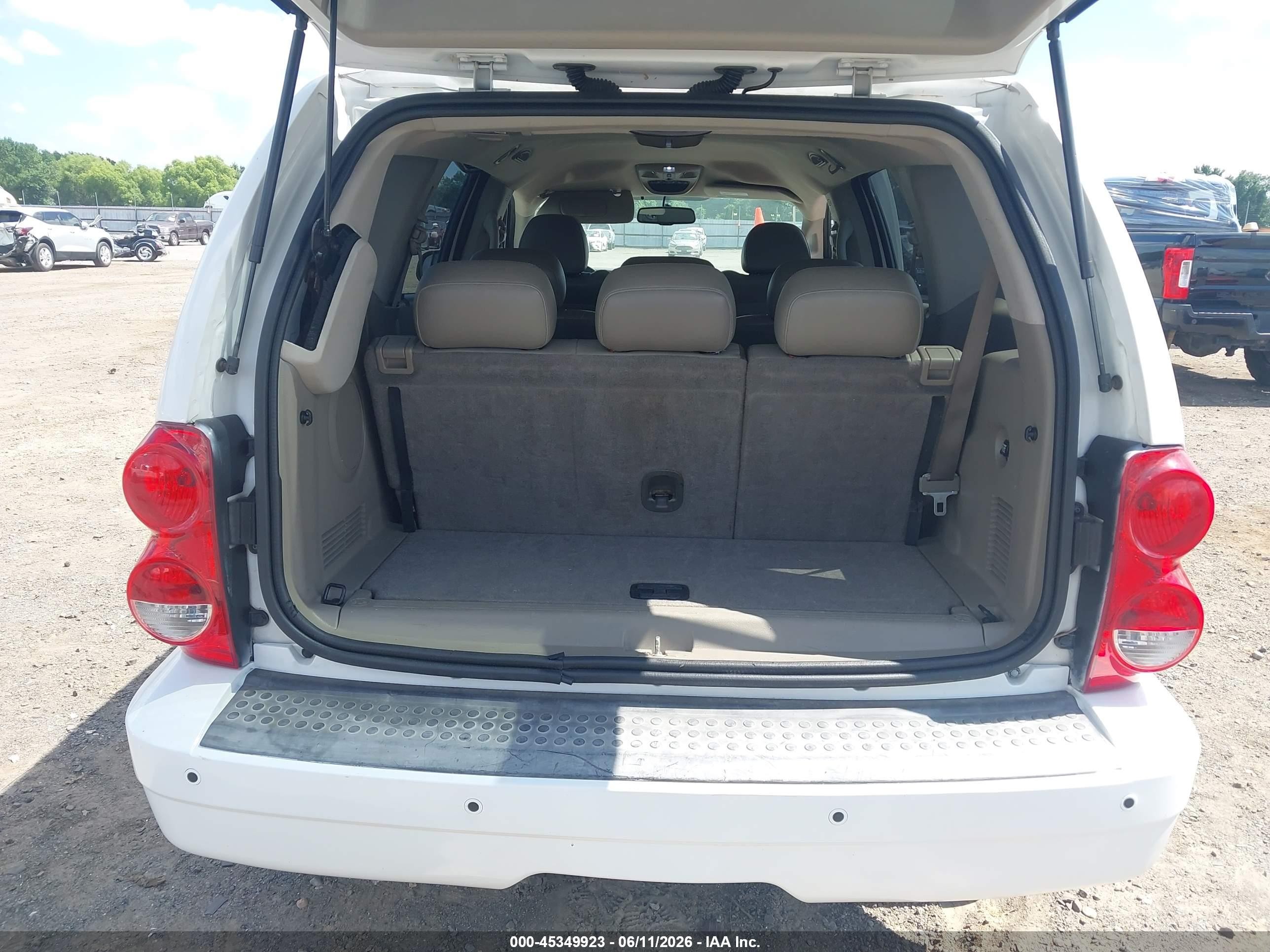 2008 Dodge Durango Limited Белый vin: 1D8HB58N08F128663