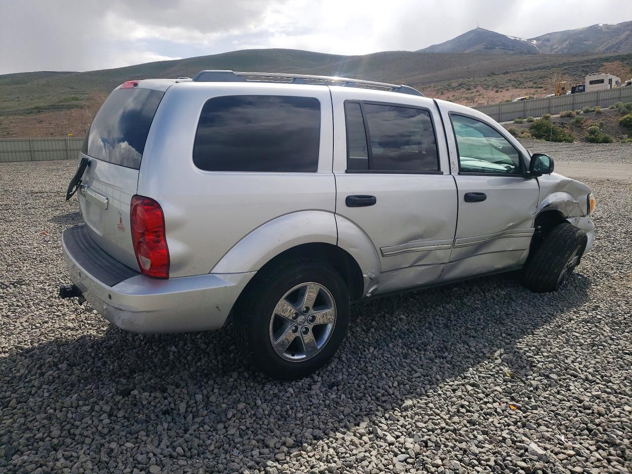 2007 Dodge Durango Limited Silver vin: 1D8HB58N27F549962