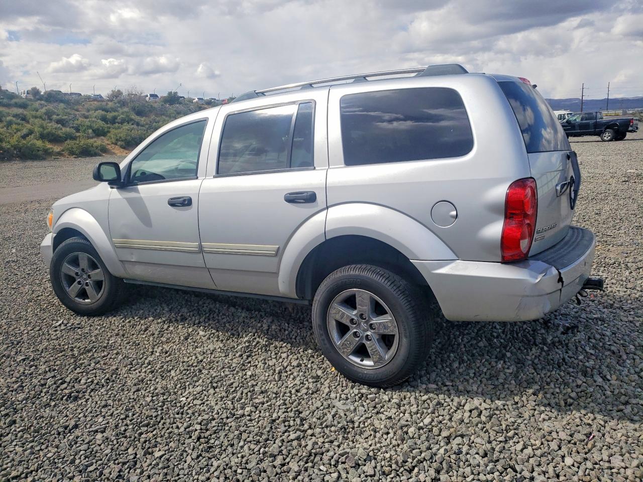2007 Dodge Durango Limited Silver vin: 1D8HB58N27F549962