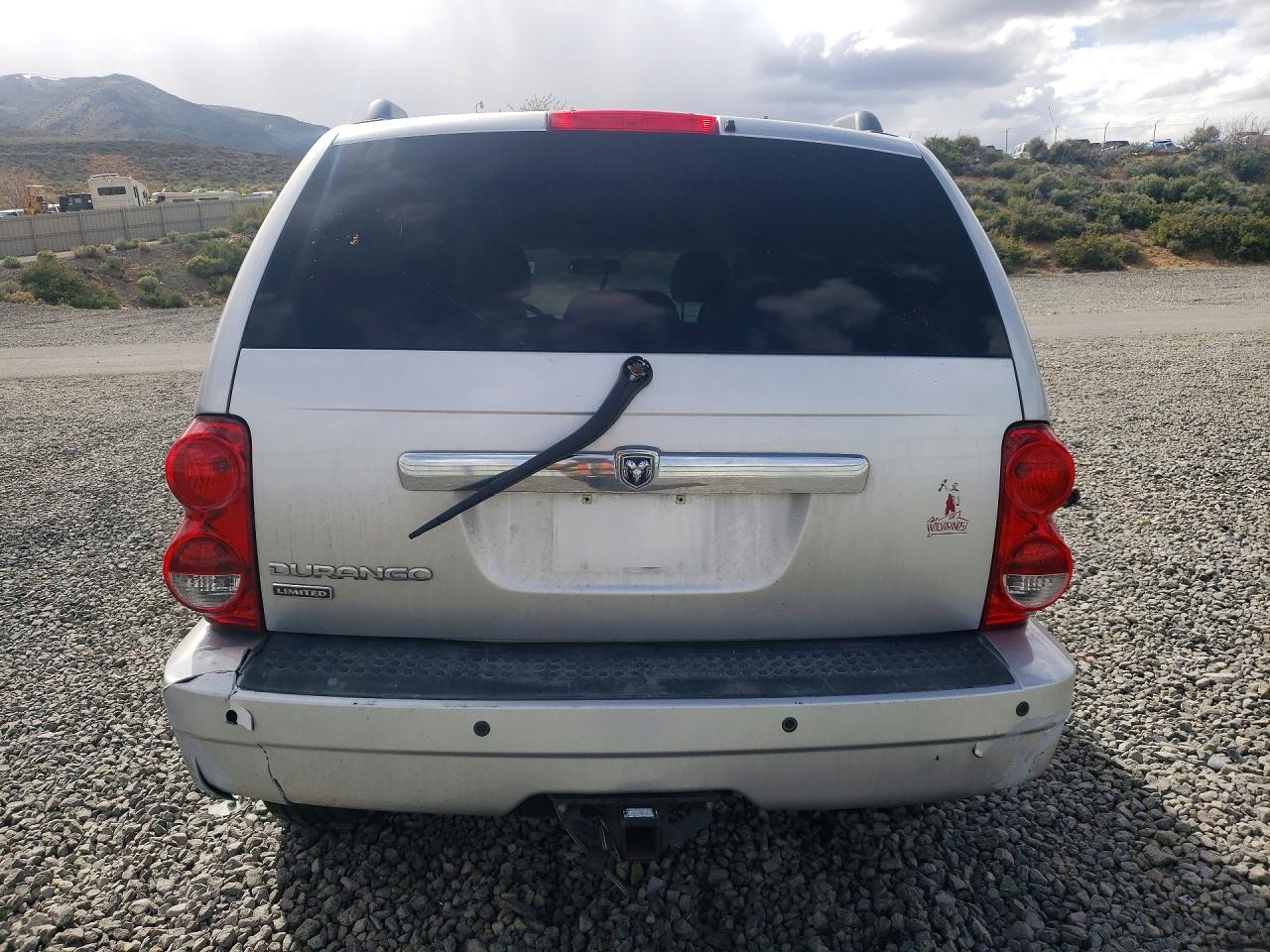 2007 Dodge Durango Limited Silver vin: 1D8HB58N27F549962
