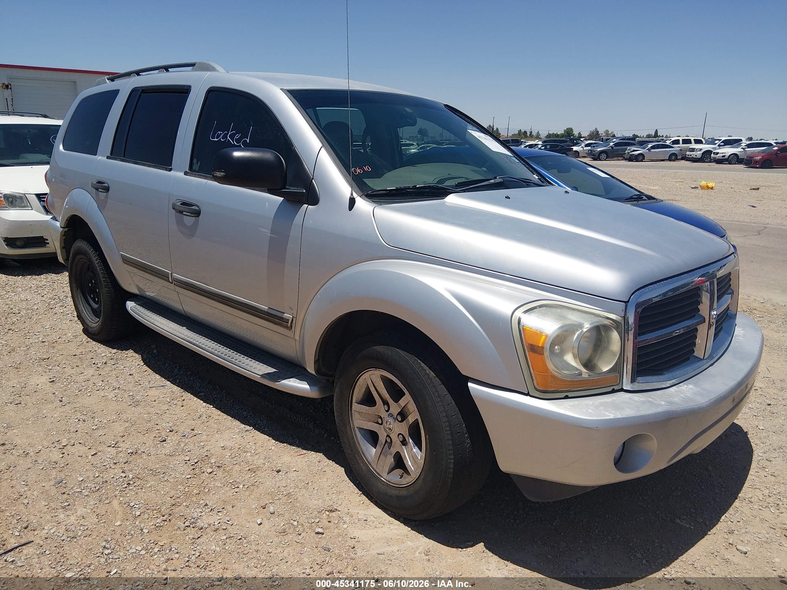2005 Dodge Durango Limited Silver vin: 1D8HB58N75F552286