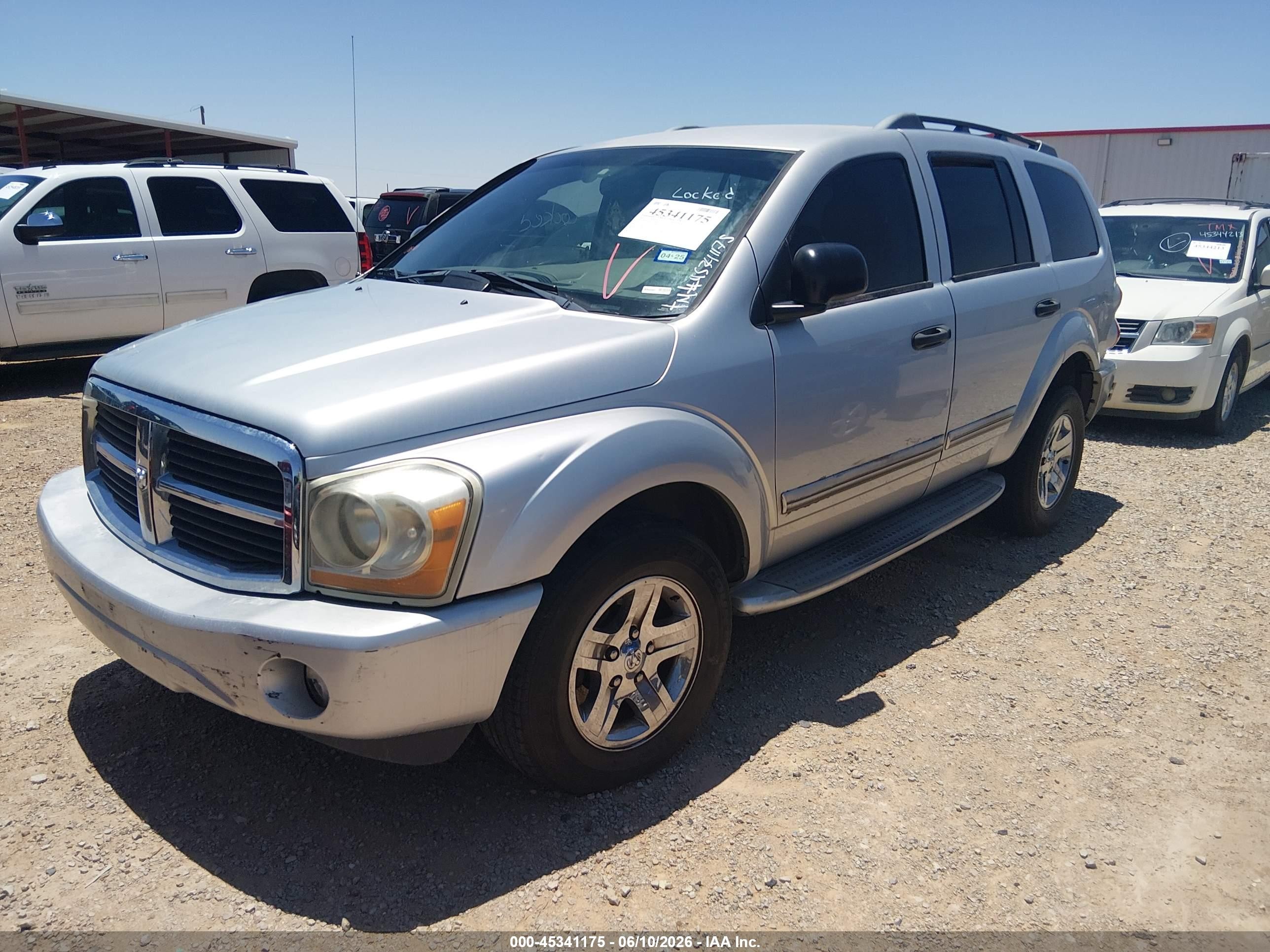 2005 Dodge Durango Limited Silver vin: 1D8HB58N75F552286