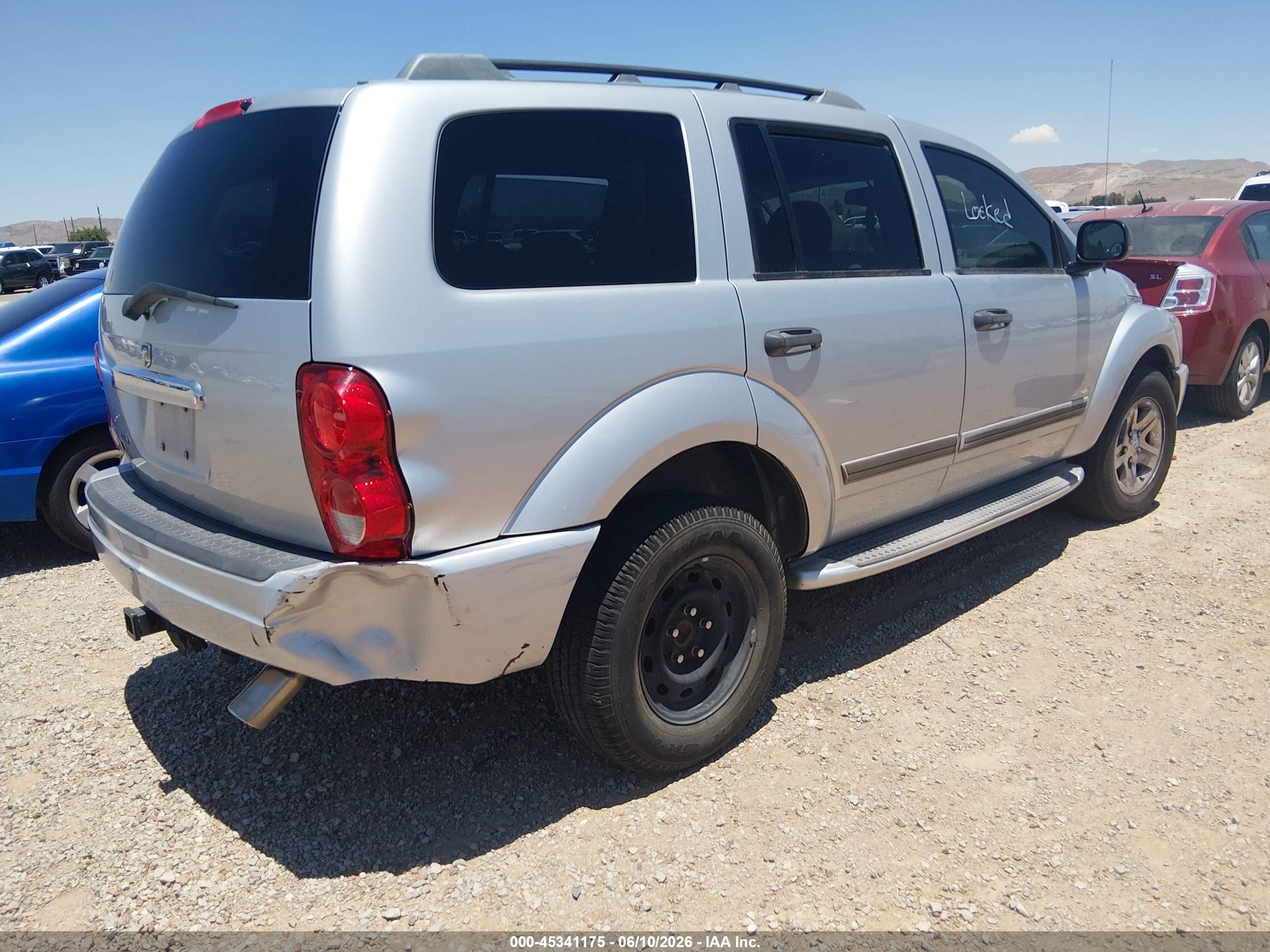 2005 Dodge Durango Limited Silver vin: 1D8HB58N75F552286