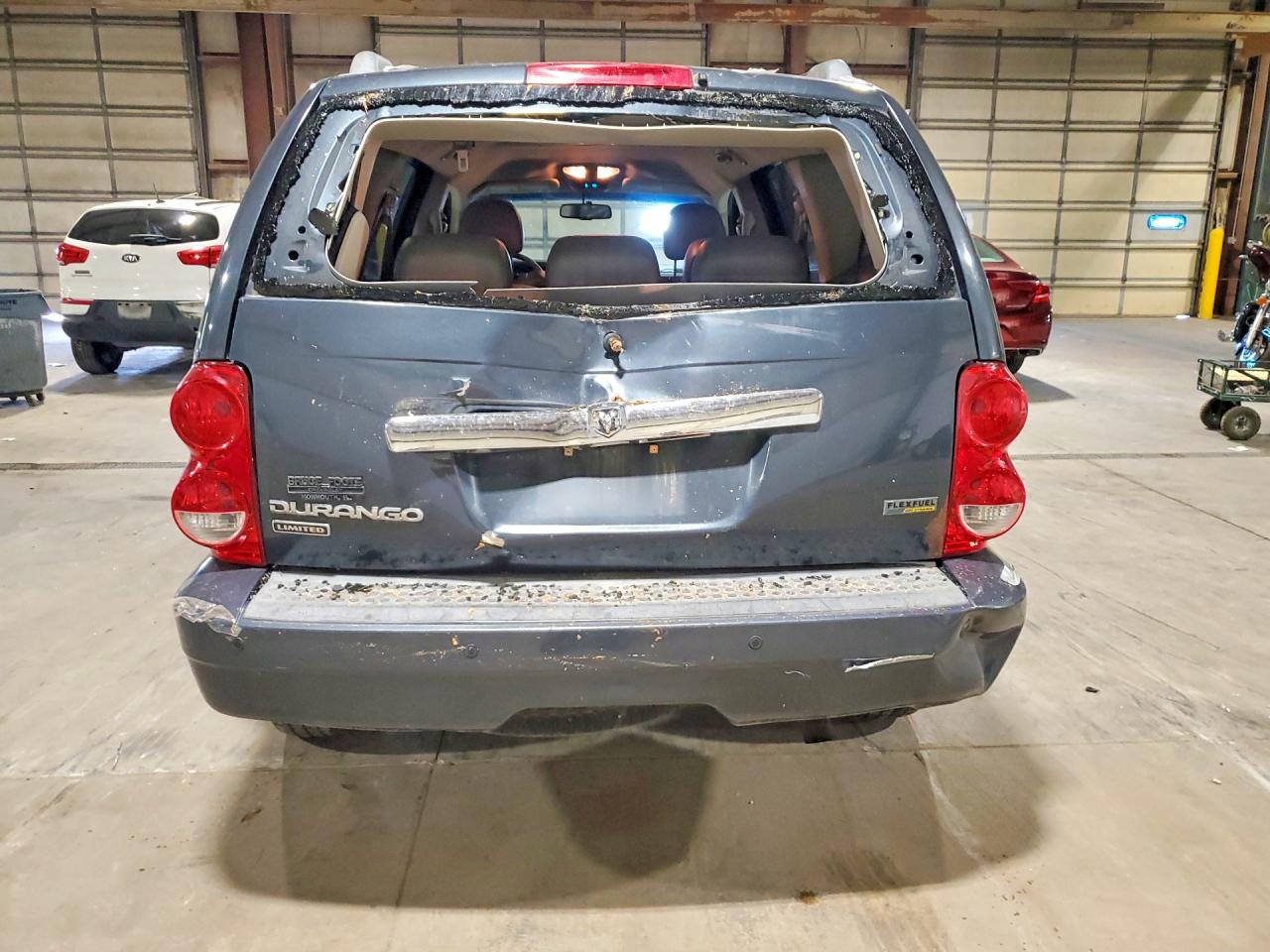 2007 Dodge Durango Limited Blue vin: 1D8HB58PX7F581964