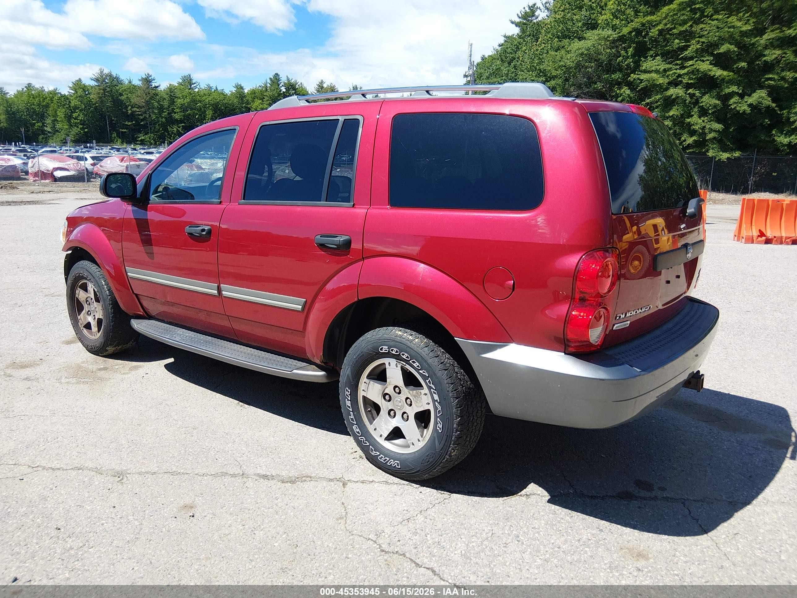 2008 Dodge Durango Adventurer Красный vin: 1D8HB68268F114777