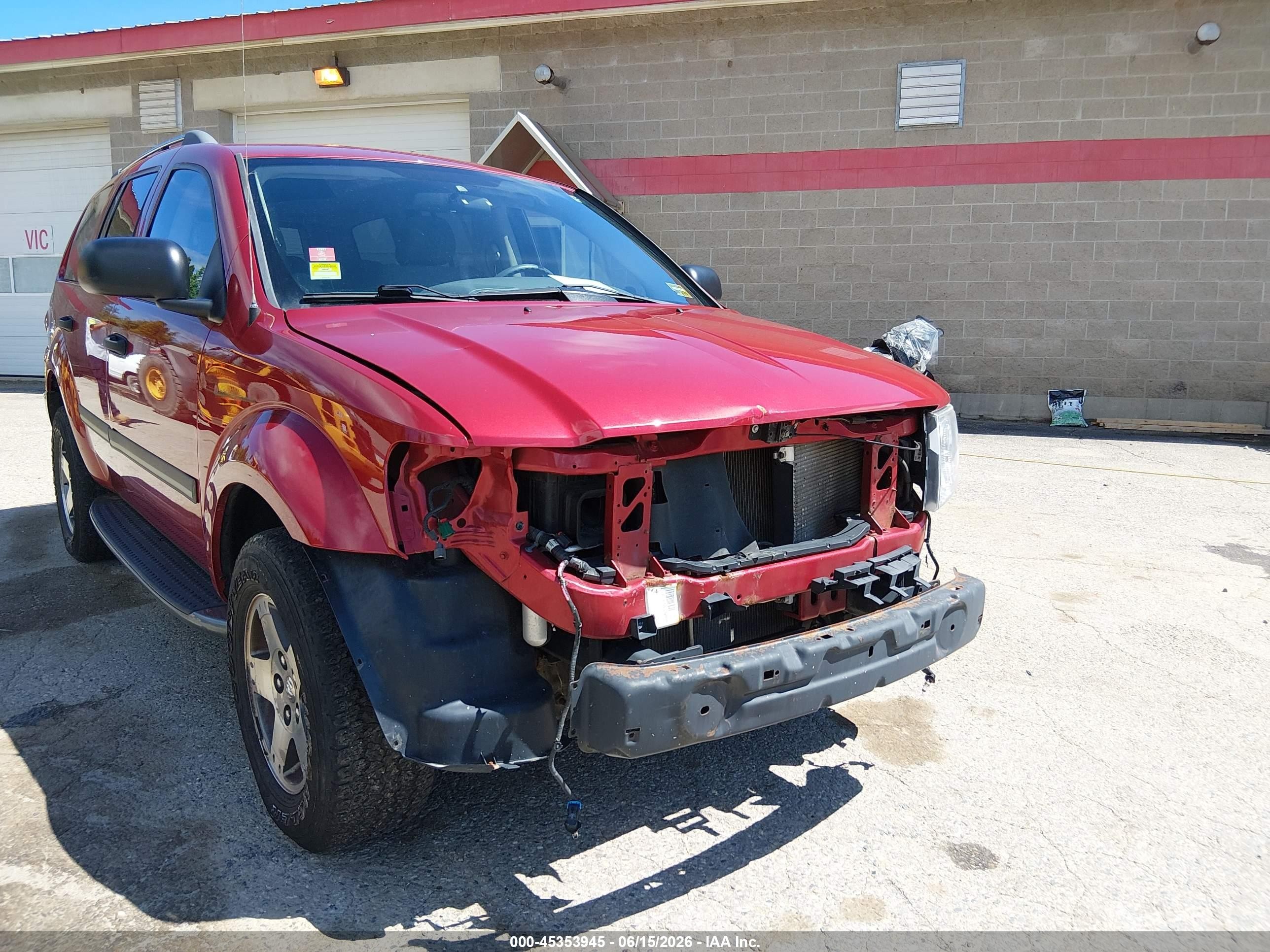 2008 Dodge Durango Adventurer Красный vin: 1D8HB68268F114777
