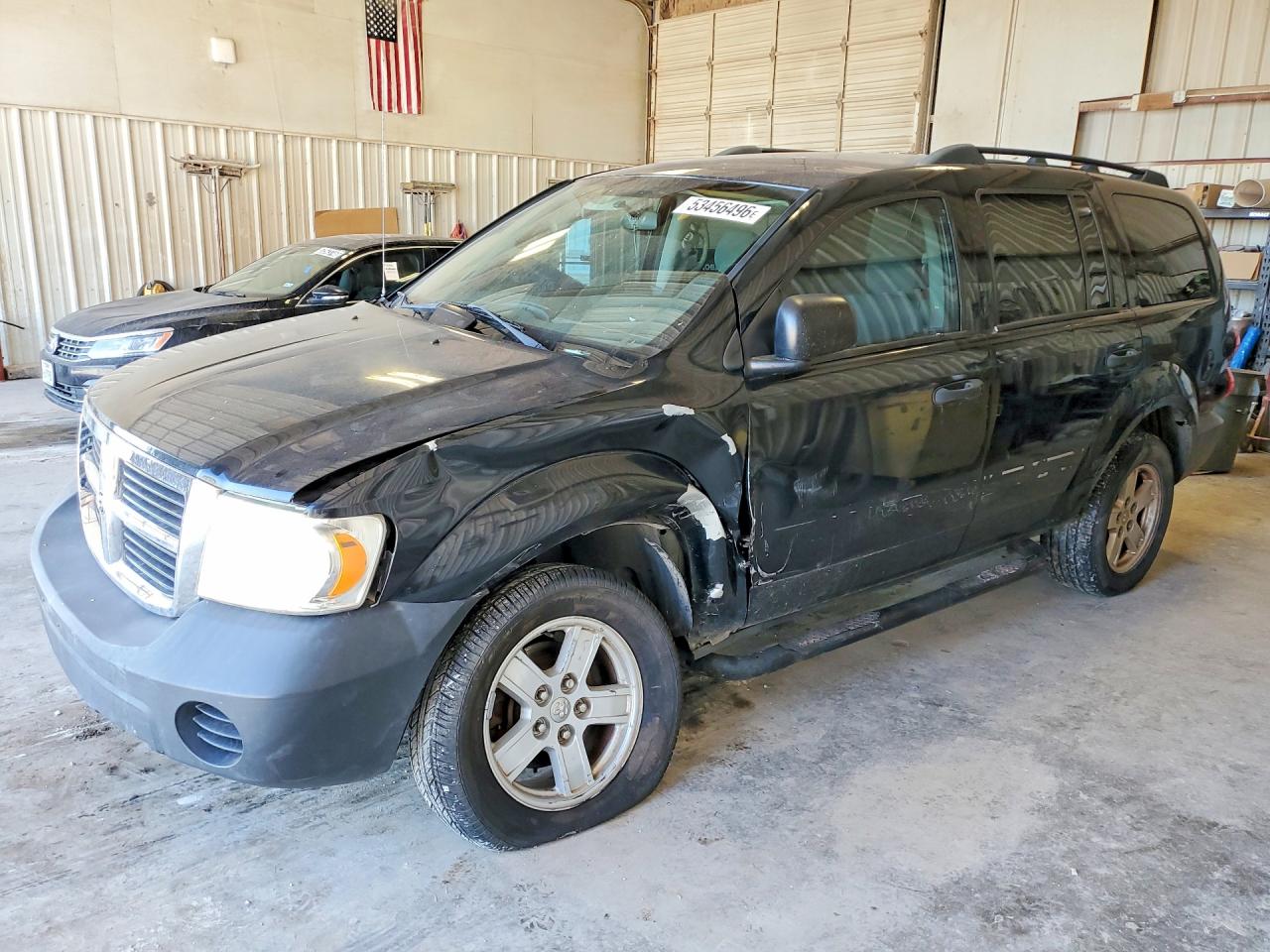 2007 Dodge Durango Sxt Black vin: 1D8HD38K57F553380