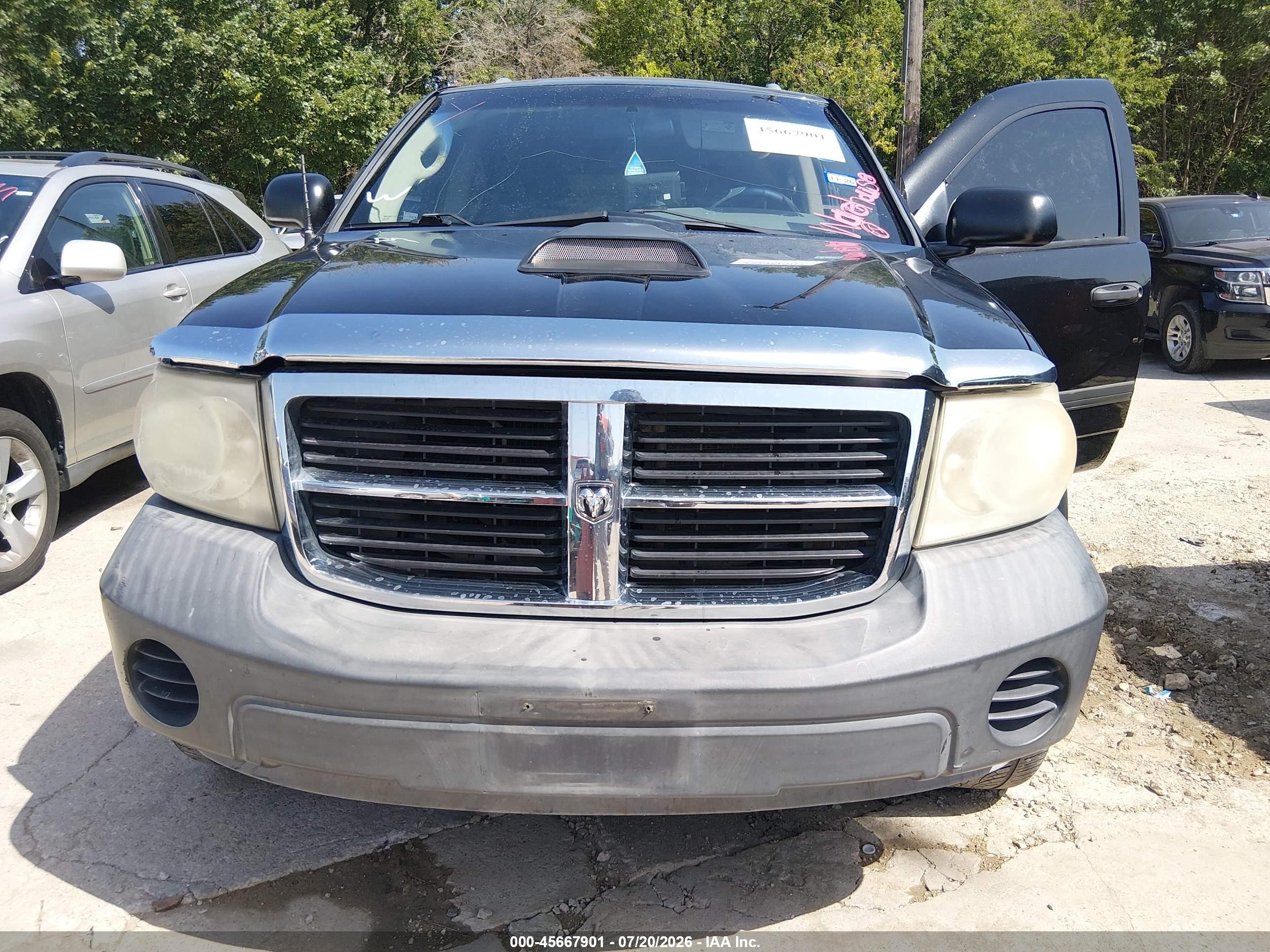 2007 Dodge Durango Sxt Black vin: 1D8HD38K57F579672