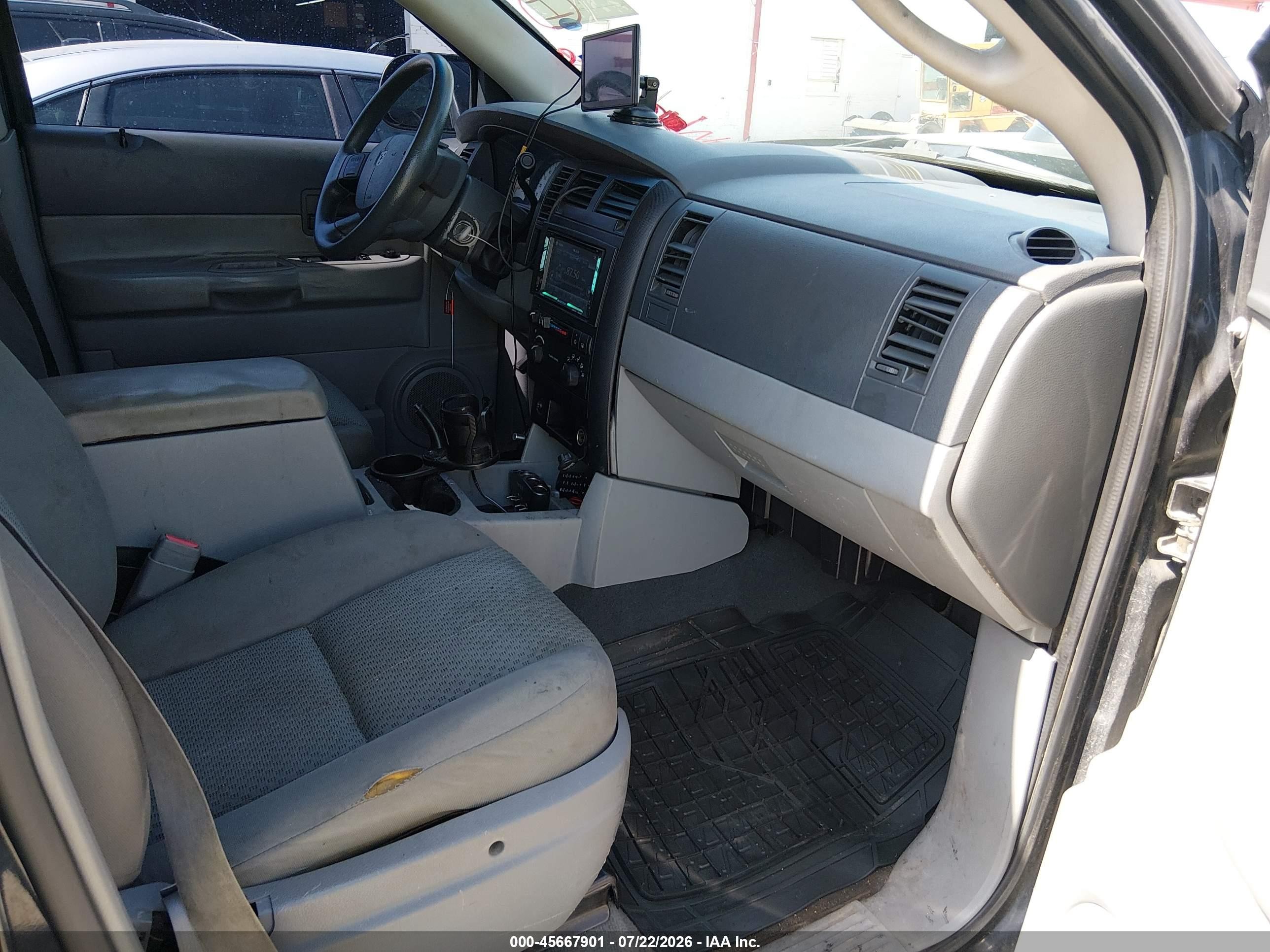 2007 Dodge Durango Sxt Black vin: 1D8HD38K57F579672
