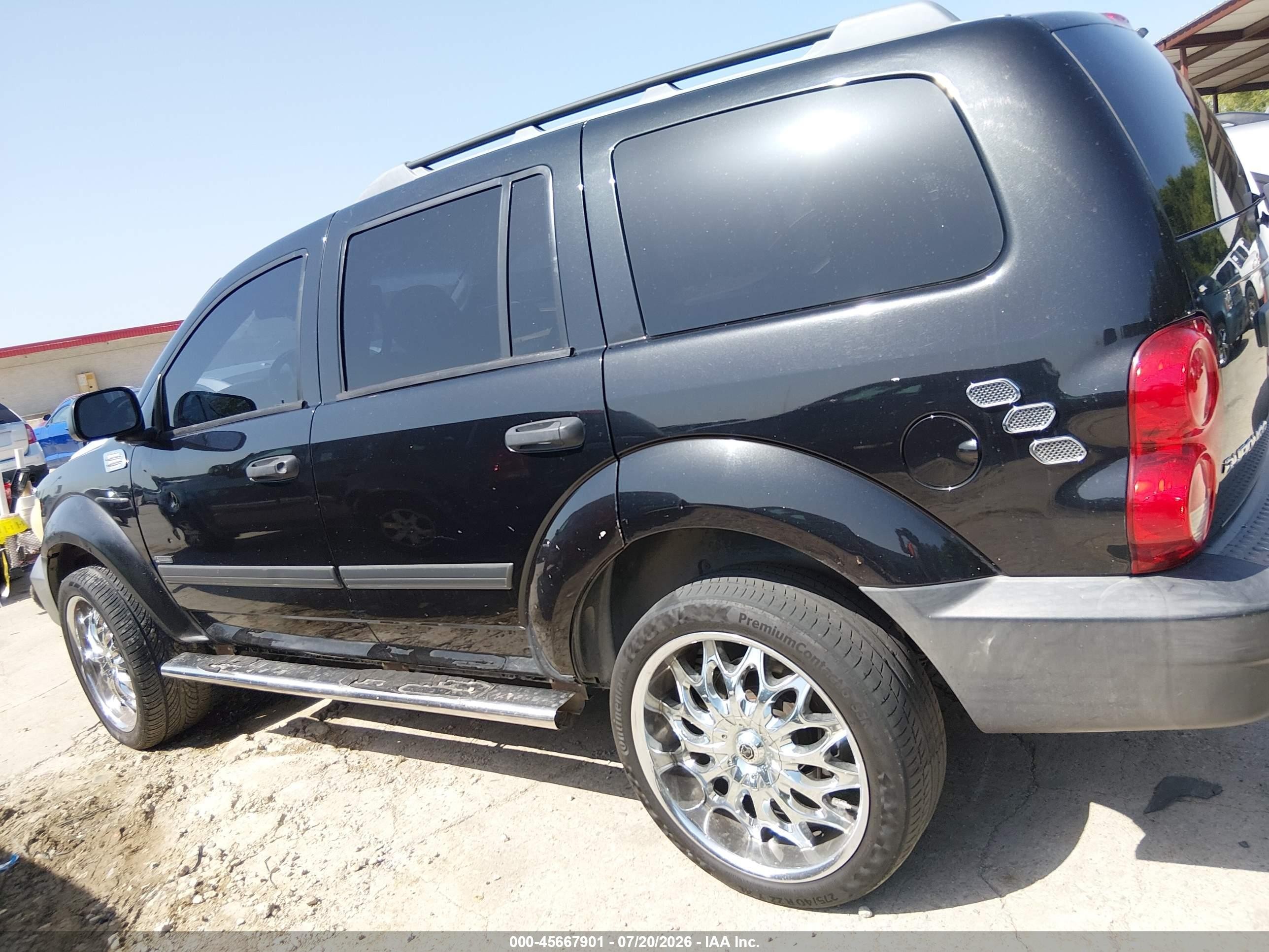 2007 Dodge Durango Sxt Black vin: 1D8HD38K57F579672