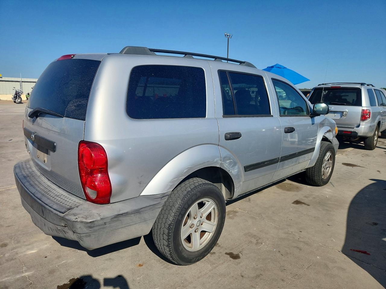 2007 Dodge Durango Sxt Silver vin: 1D8HD38K87F521474