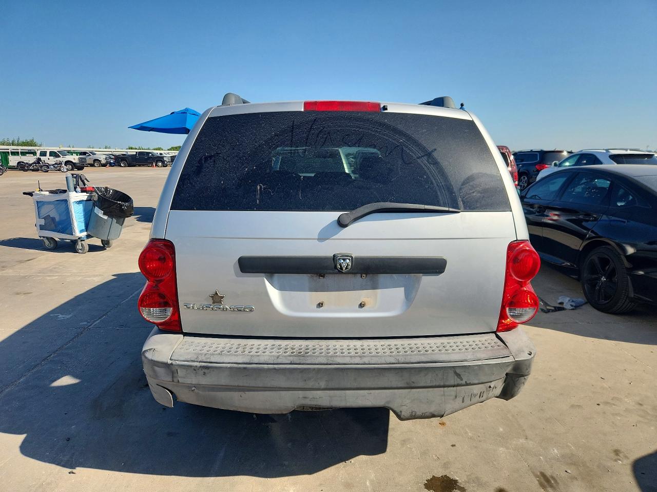2007 Dodge Durango Sxt Silver vin: 1D8HD38K87F521474