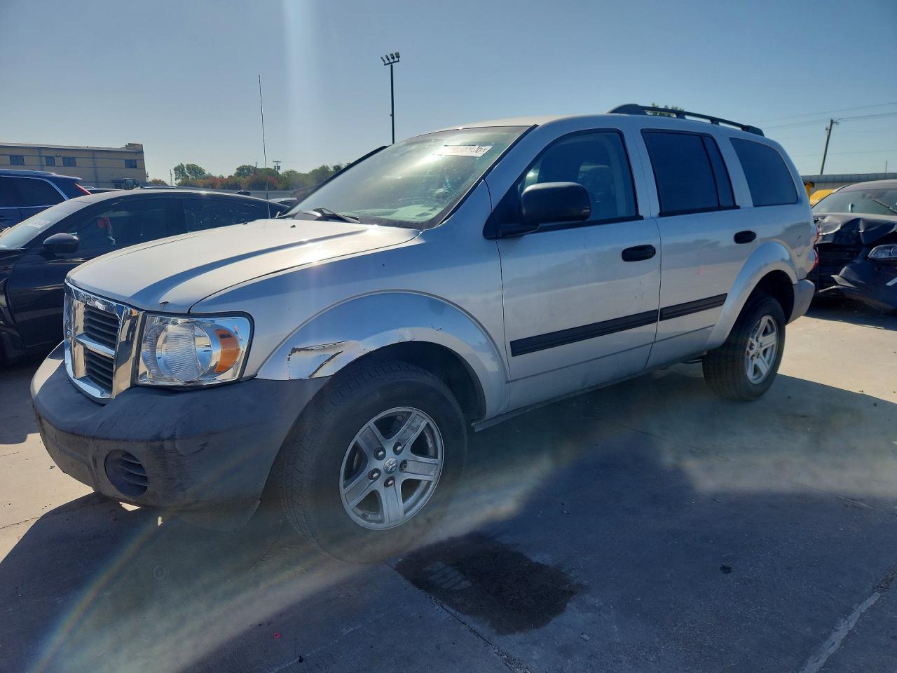 2007 Dodge Durango Sxt Silver vin: 1D8HD38K87F521474