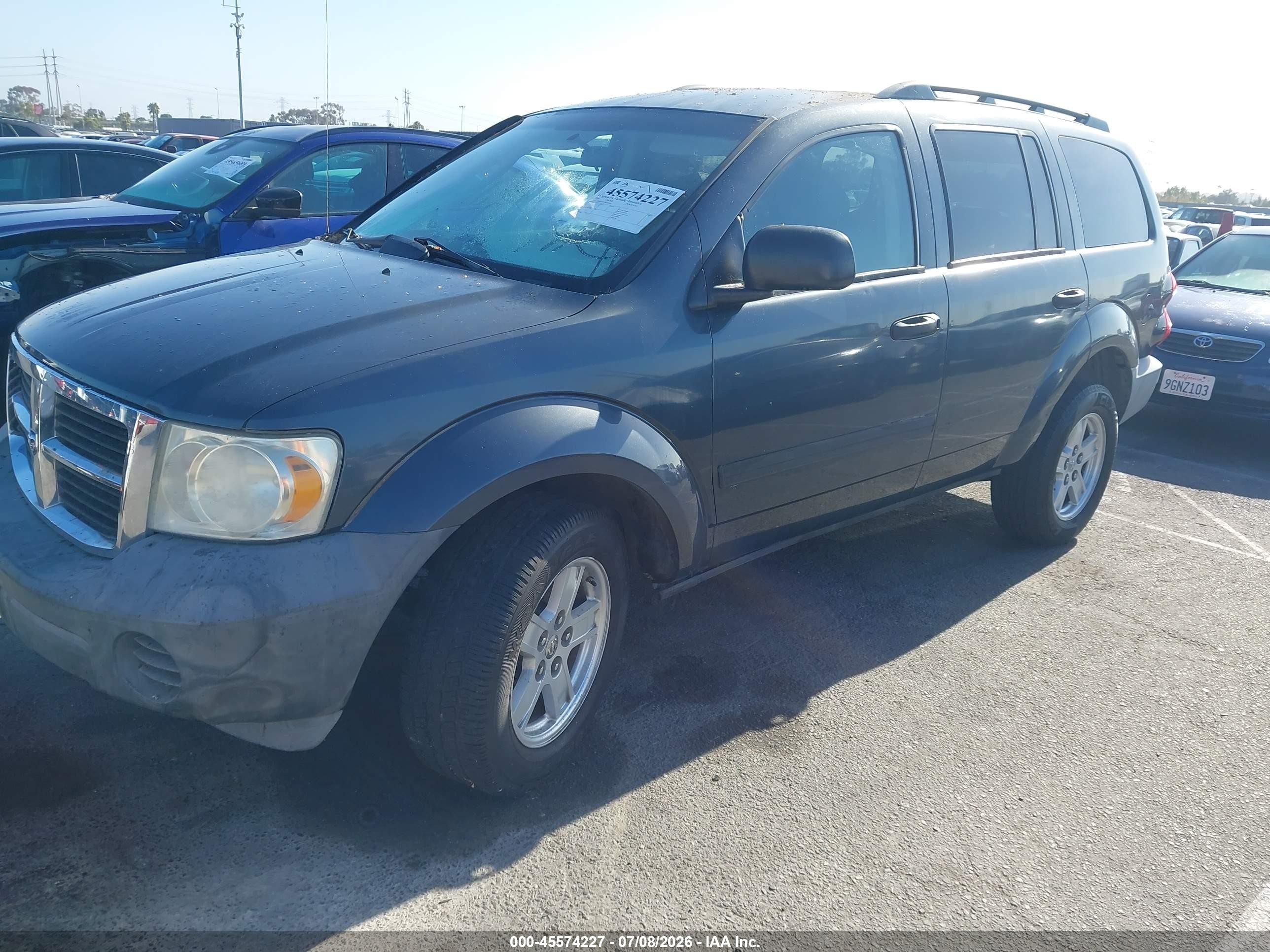 2008 Dodge Durango Sxt Gray vin: 1D8HD38K88F103403