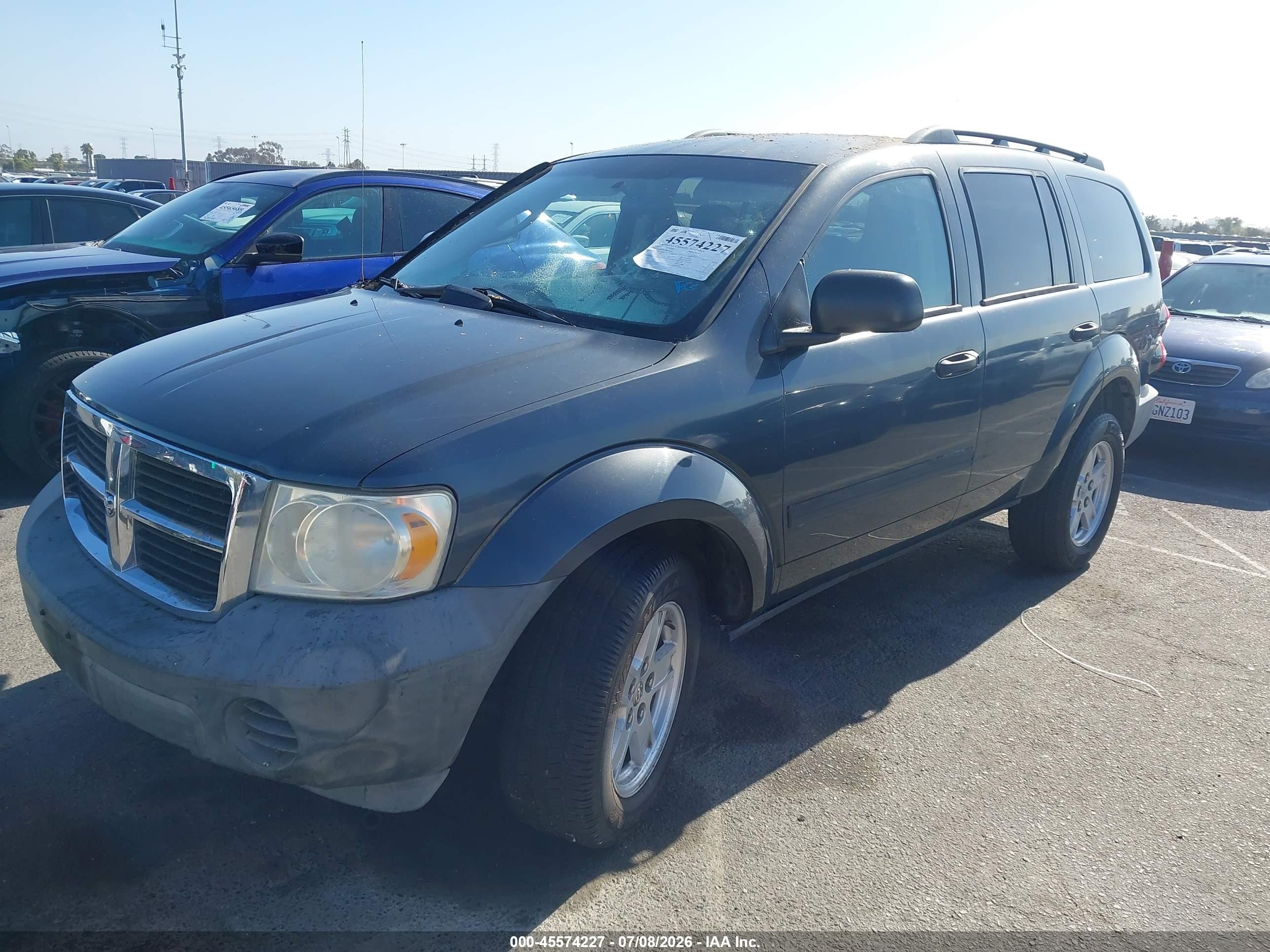 2008 Dodge Durango Sxt Gray vin: 1D8HD38K88F103403