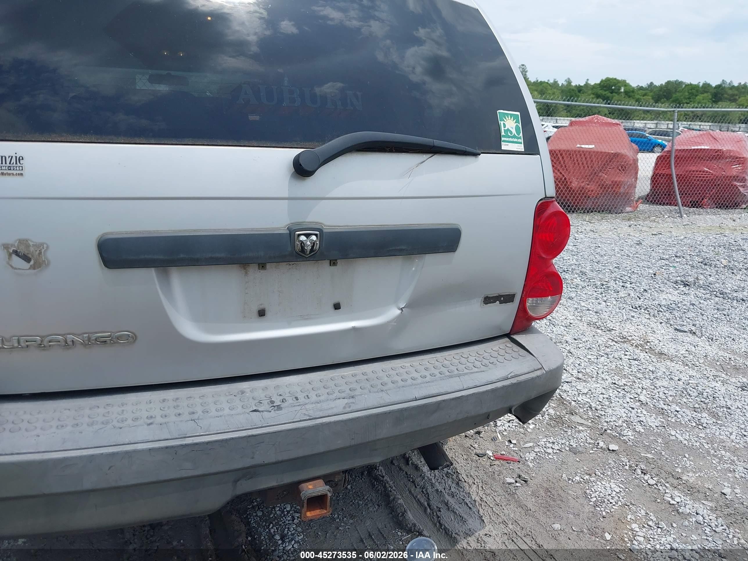 2008 Dodge Durango Sxt Silver vin: 1D8HD38N68F148009
