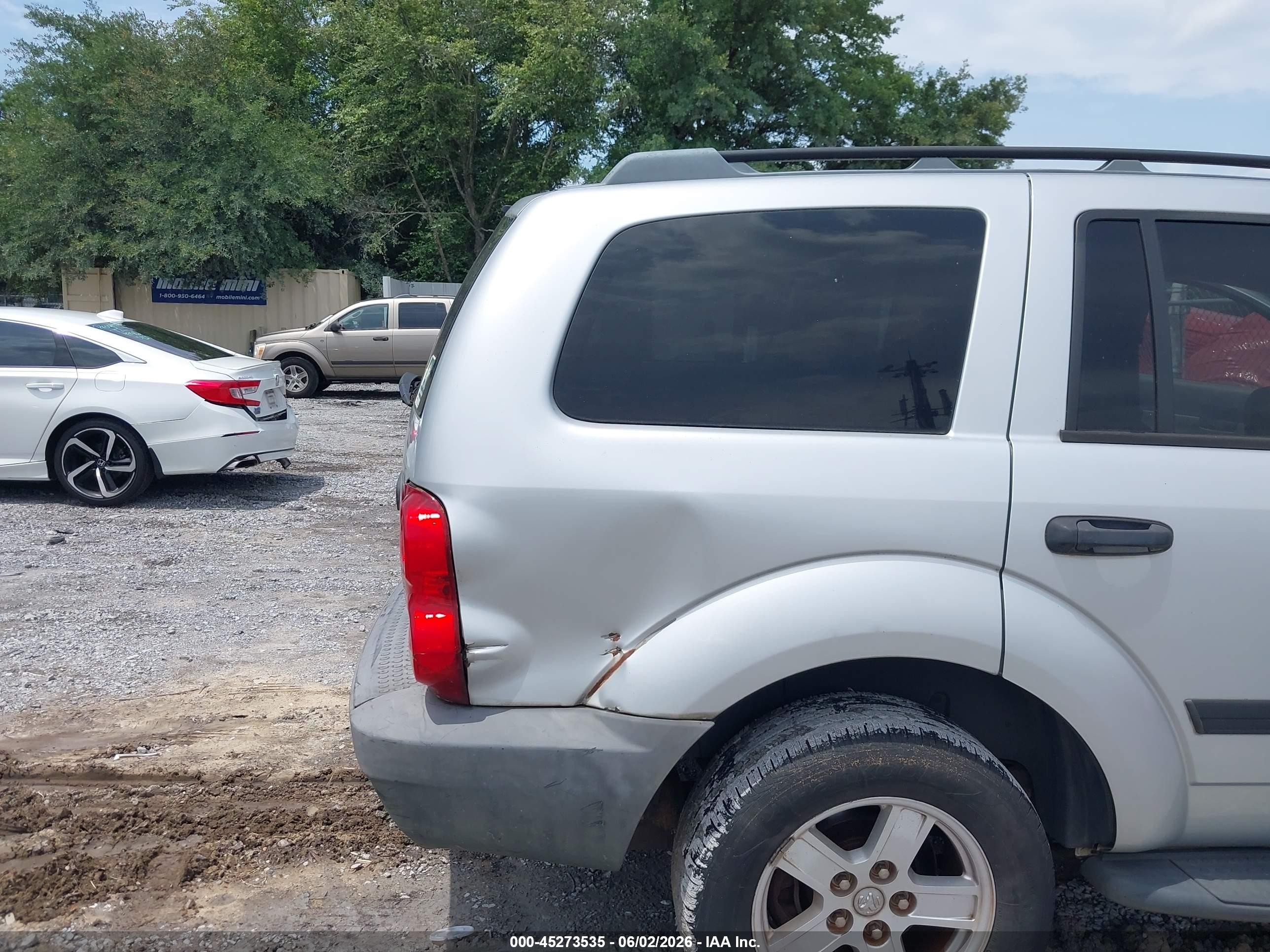 2008 Dodge Durango Sxt Silver vin: 1D8HD38N68F148009