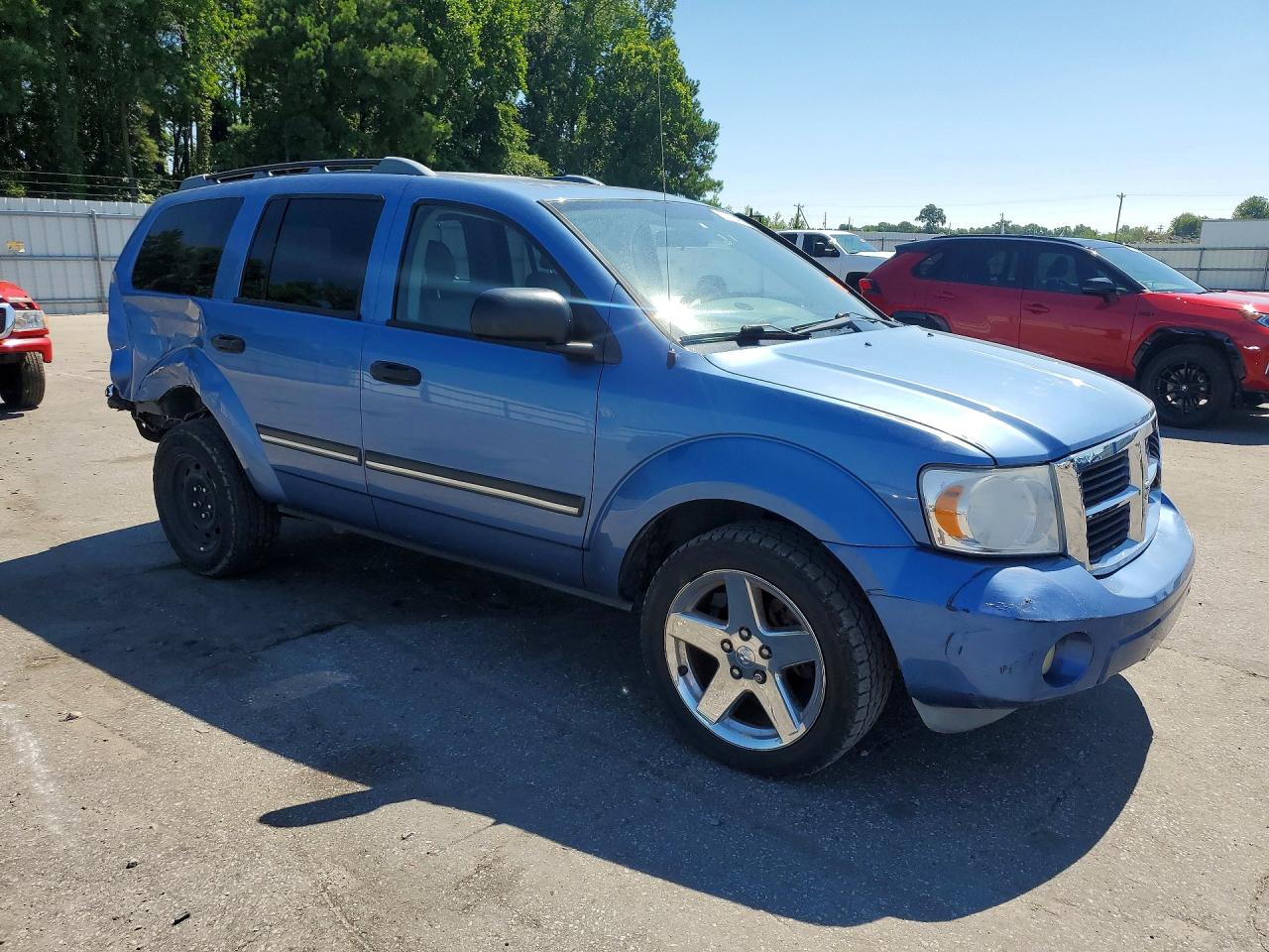 2007 Dodge Durango Slt Blue vin: 1D8HD48267F566631