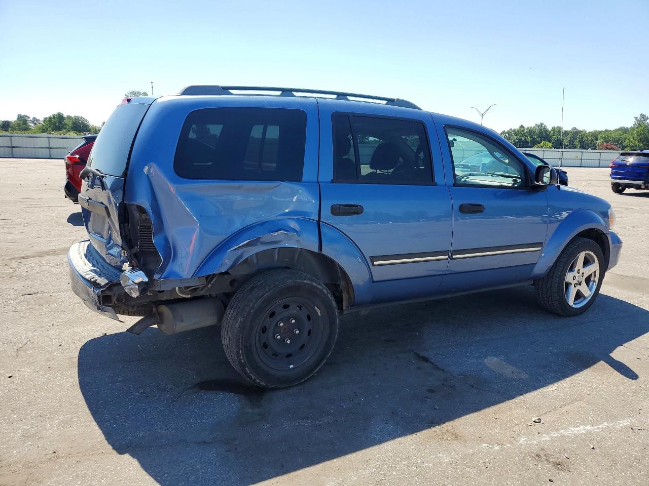 2007 Dodge Durango Slt Blue vin: 1D8HD48267F566631