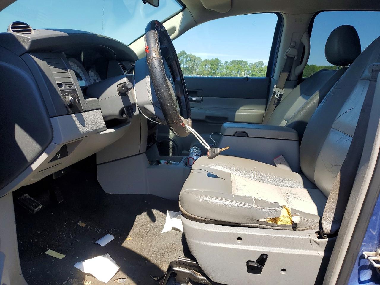 2007 Dodge Durango Slt Blue vin: 1D8HD48267F566631