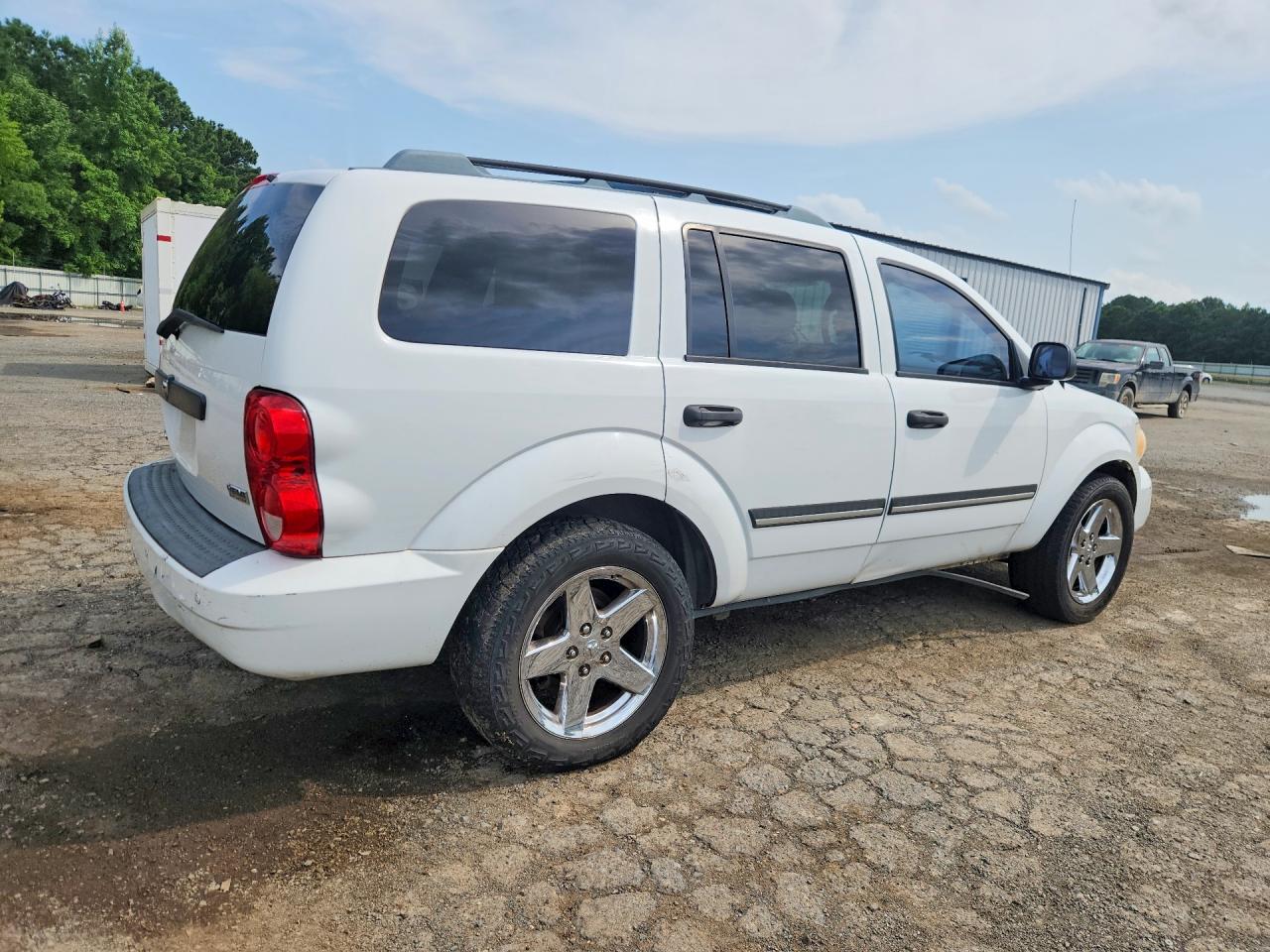 2008 Dodge Durango Slt White vin: 1D8HD48288F101205