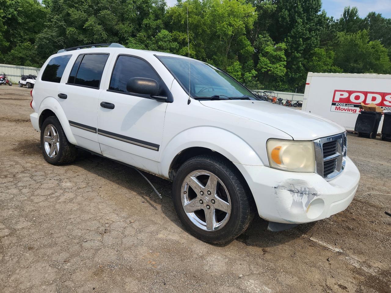 2008 Dodge Durango Slt White vin: 1D8HD48288F101205