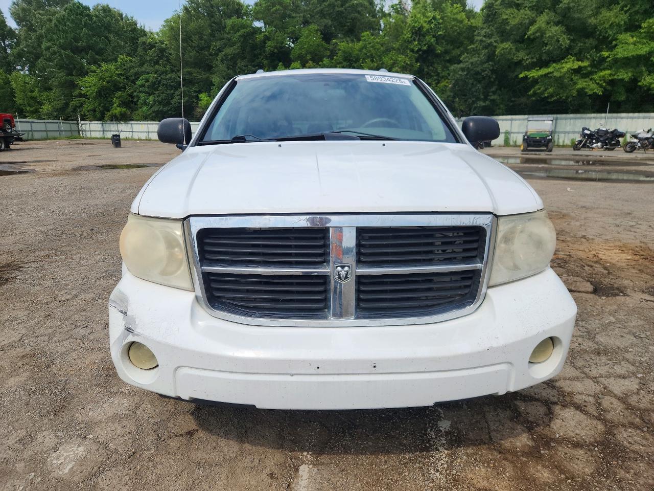 2008 Dodge Durango Slt White vin: 1D8HD48288F101205