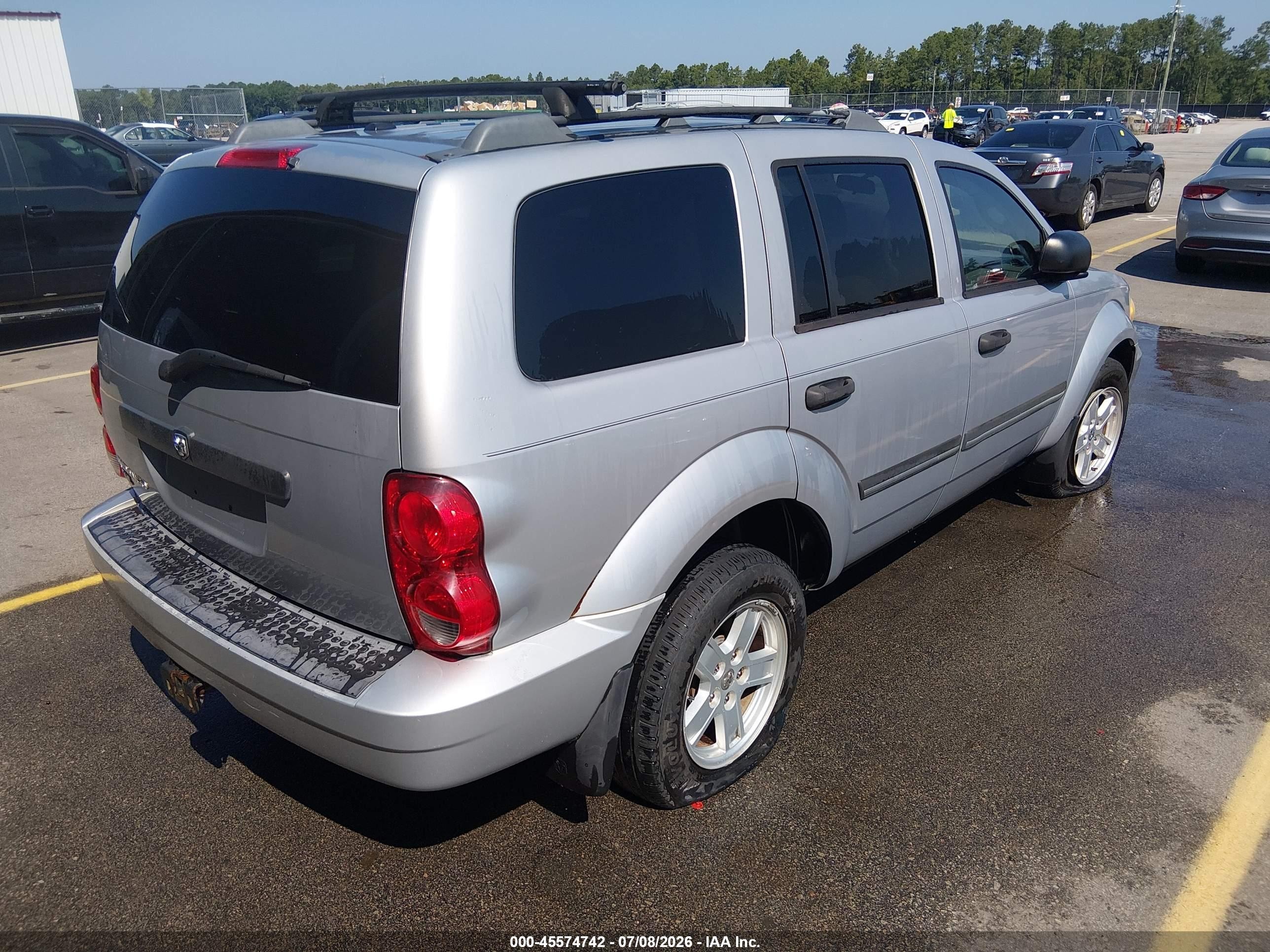 2008 Dodge Durango Slt Серебряный vin: 1D8HD48K78F131294