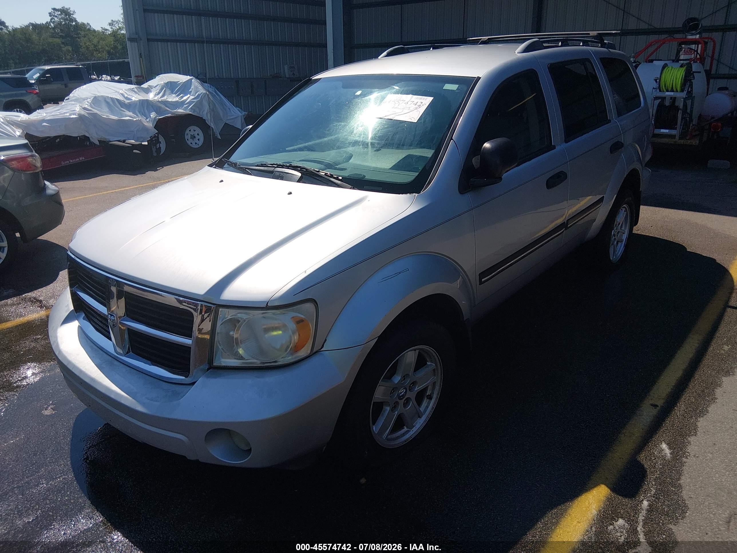 2008 Dodge Durango Slt Серебряный vin: 1D8HD48K78F131294