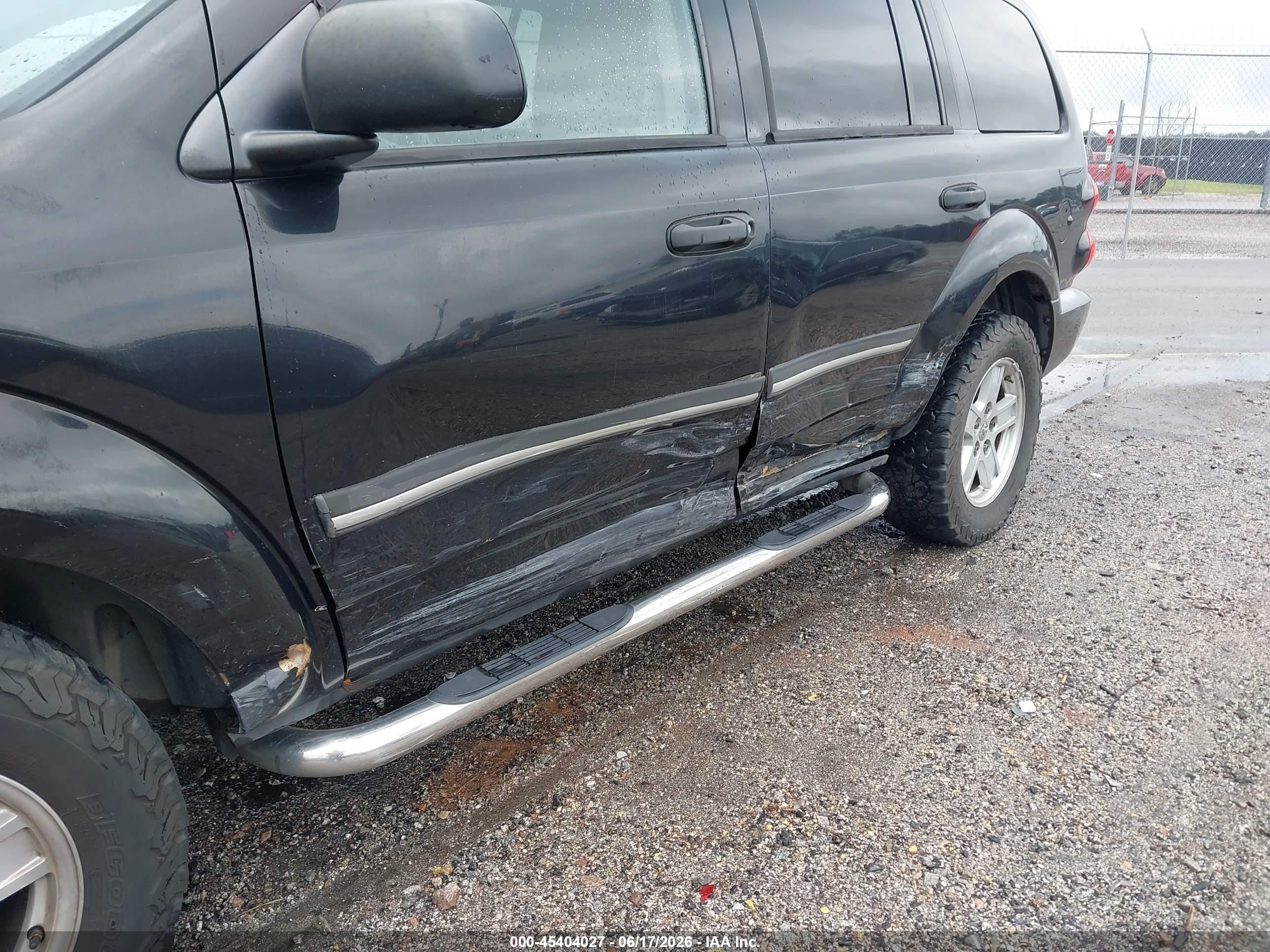 2007 Dodge Durango Slt Black vin: 1D8HD48KX7F586428