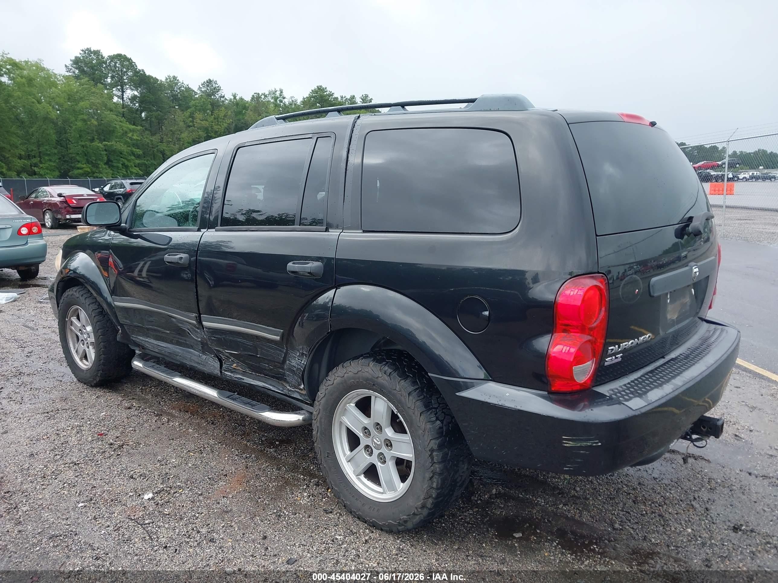 2007 Dodge Durango Slt Black vin: 1D8HD48KX7F586428