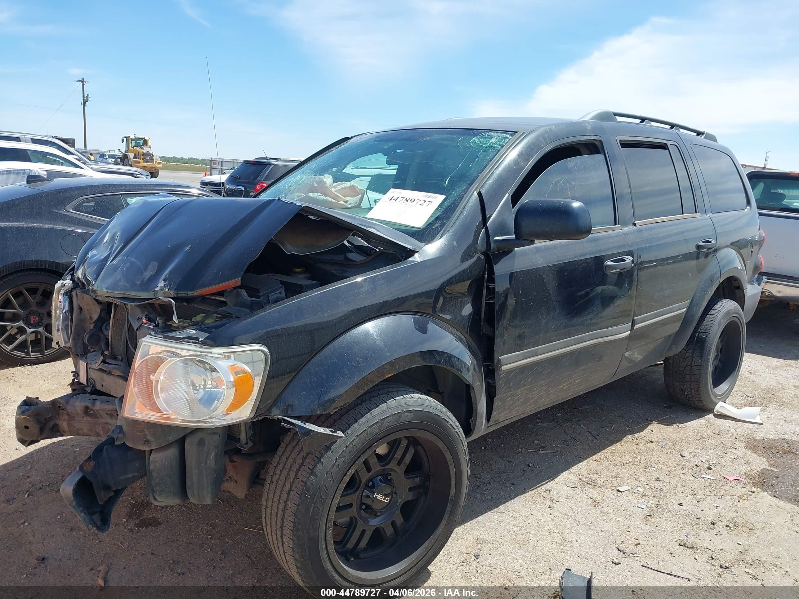 2007 Dodge Durango Slt Black vin: 1D8HD48N07F532145