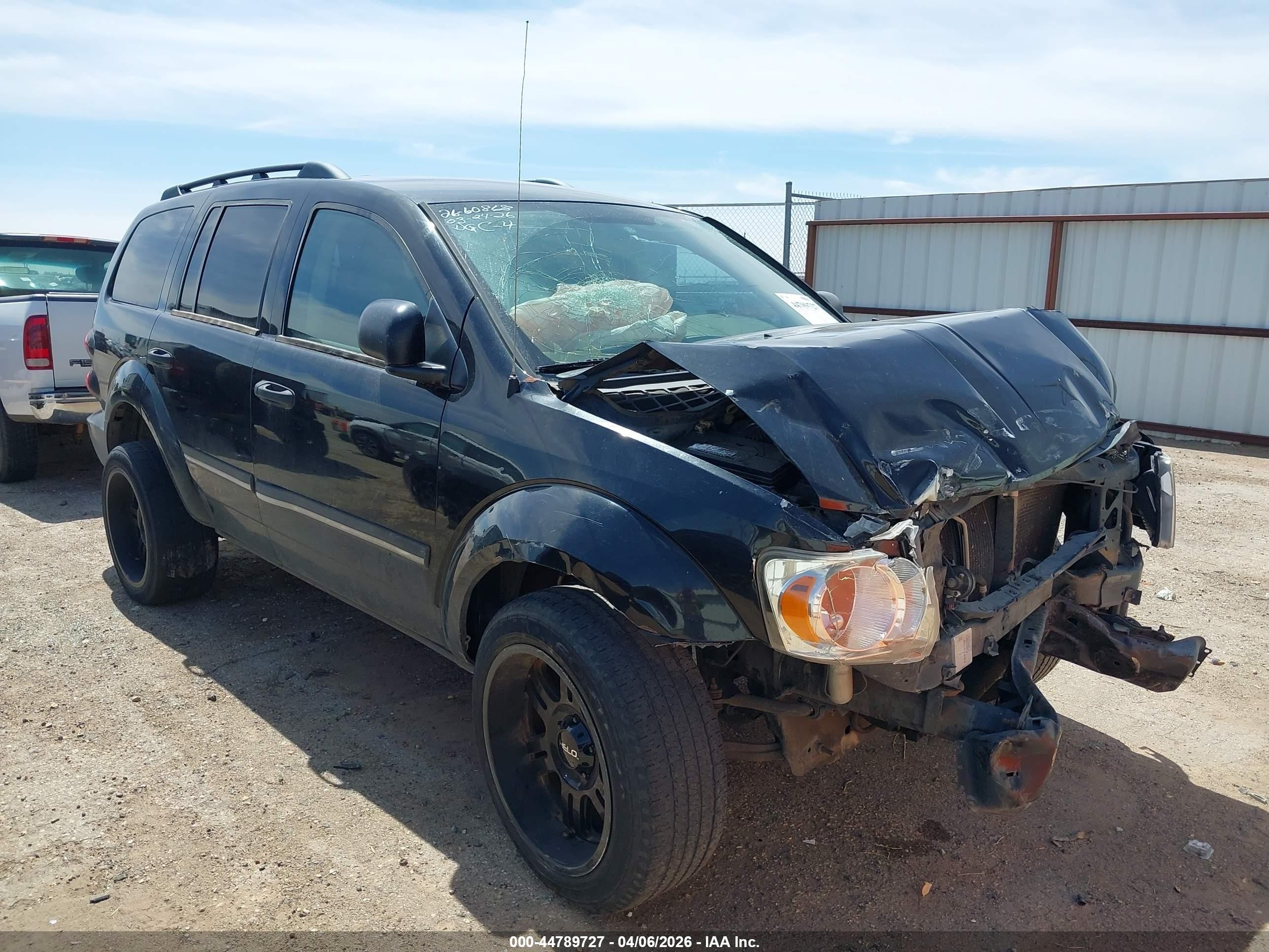 2007 Dodge Durango Slt Black vin: 1D8HD48N07F532145