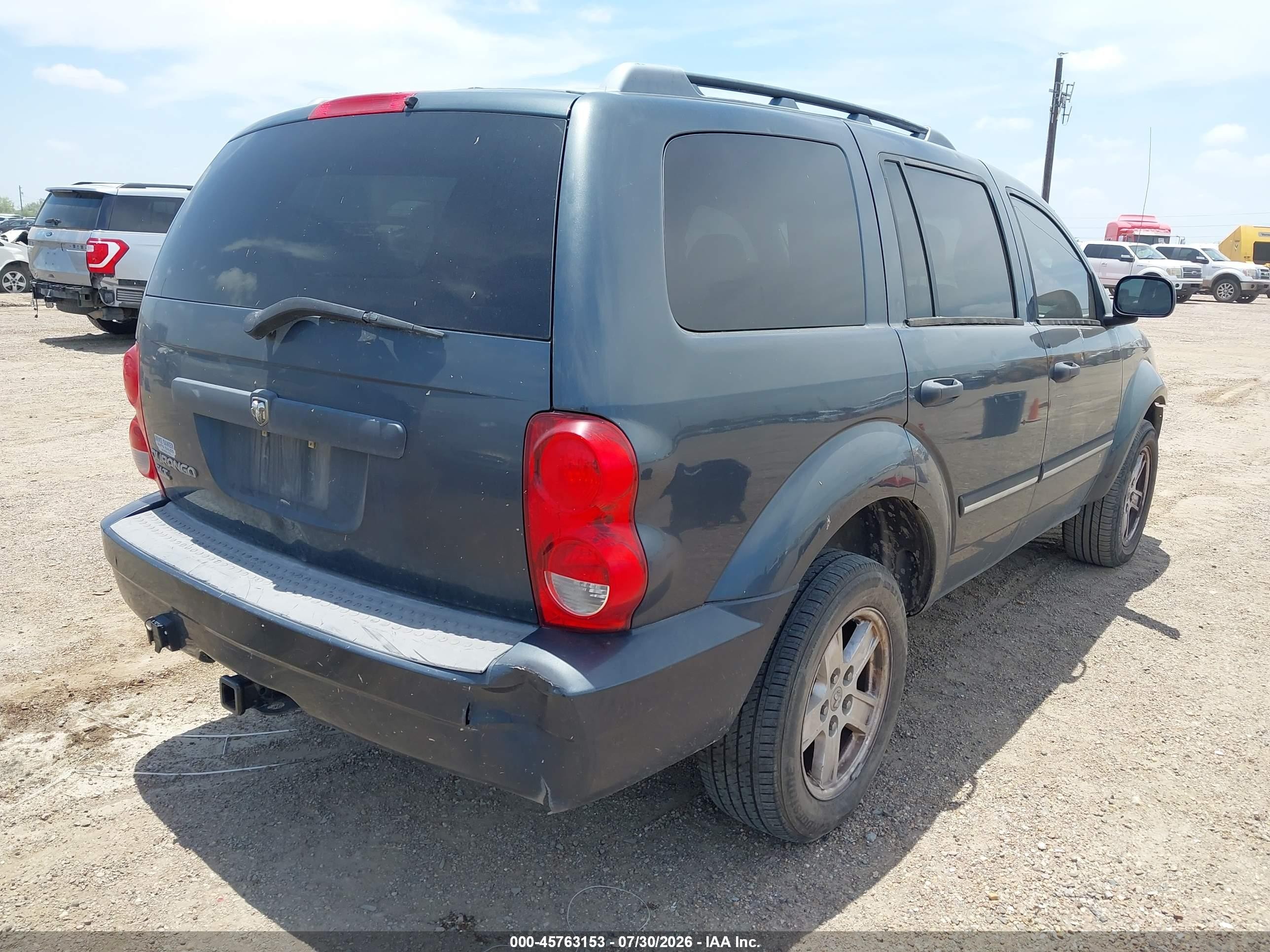 2008 Dodge Durango Slt Navy vin: 1D8HD48N98F109453