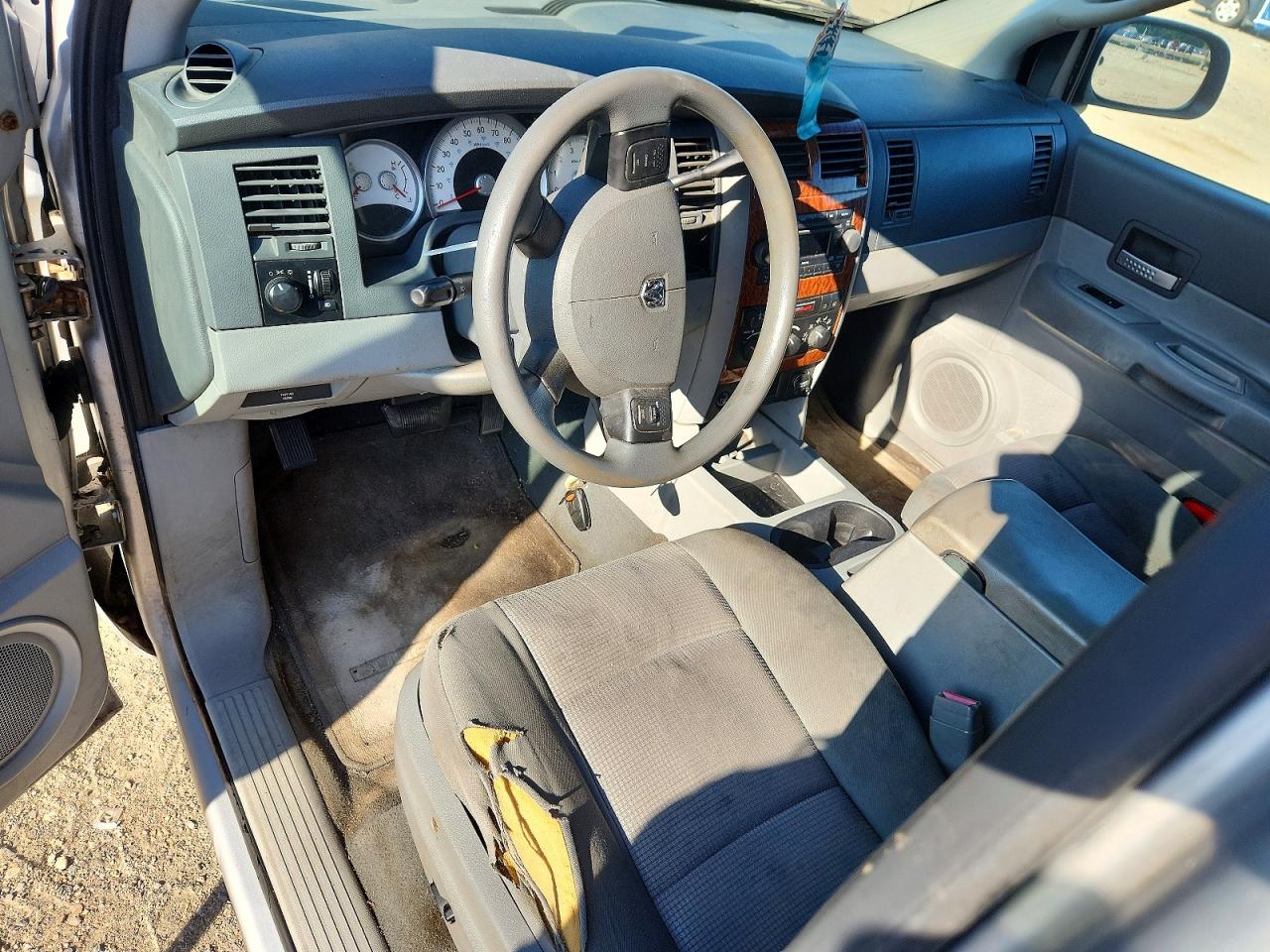 2007 Dodge Durango Slt Silver vin: 1D8HD48P07F507957