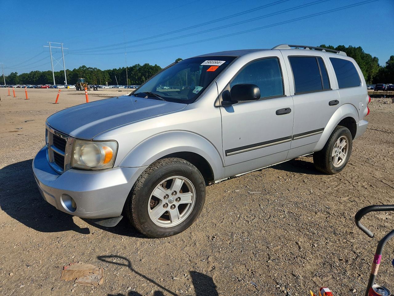 2007 Dodge Durango Slt Silver vin: 1D8HD48P07F507957