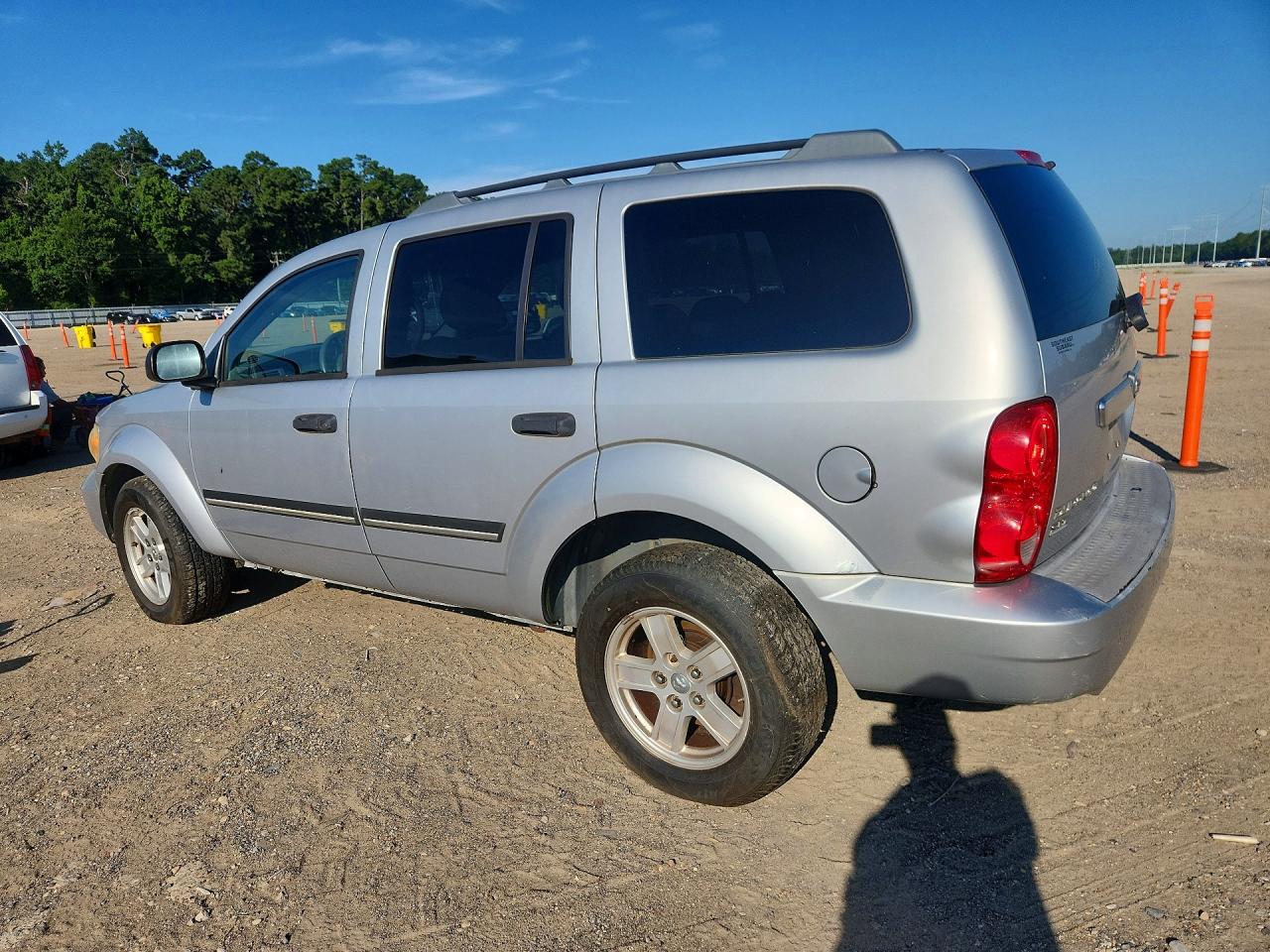2007 Dodge Durango Slt Silver vin: 1D8HD48P07F507957