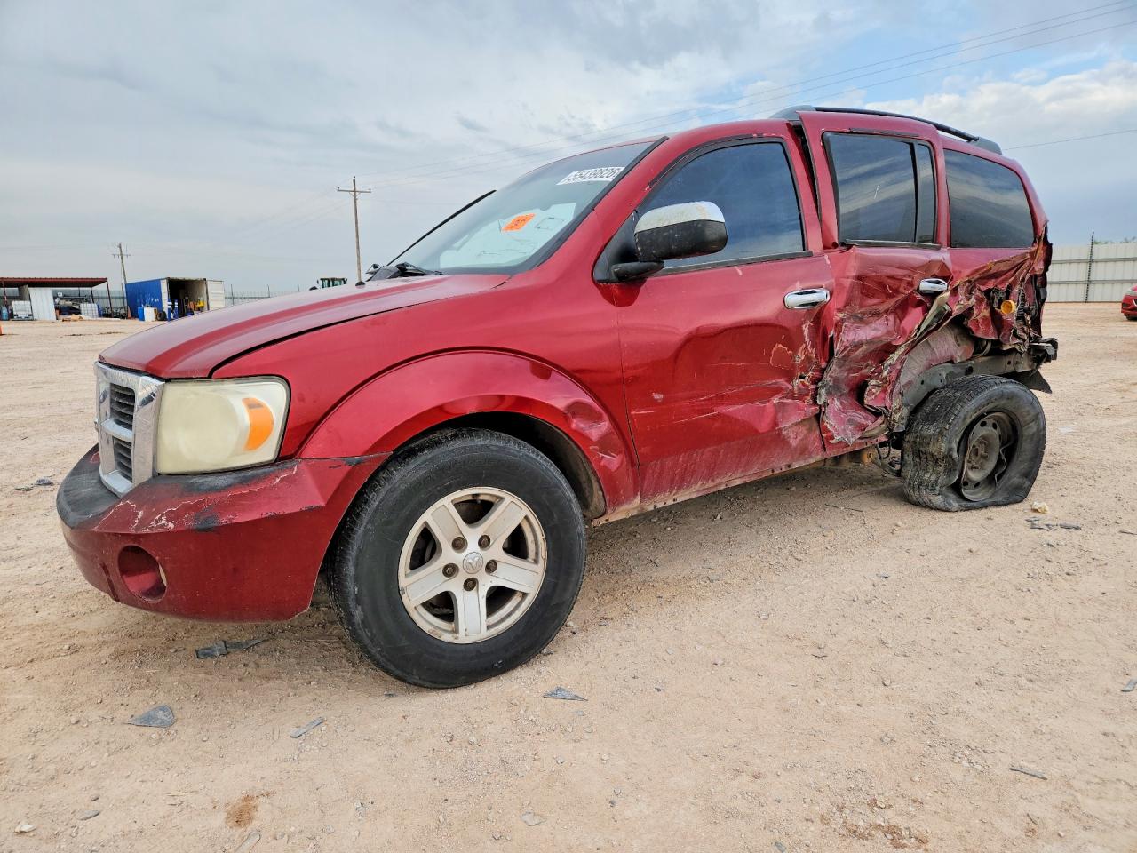 2009 Dodge Durango Slt Red vin: 1D8HD48P09F700872
