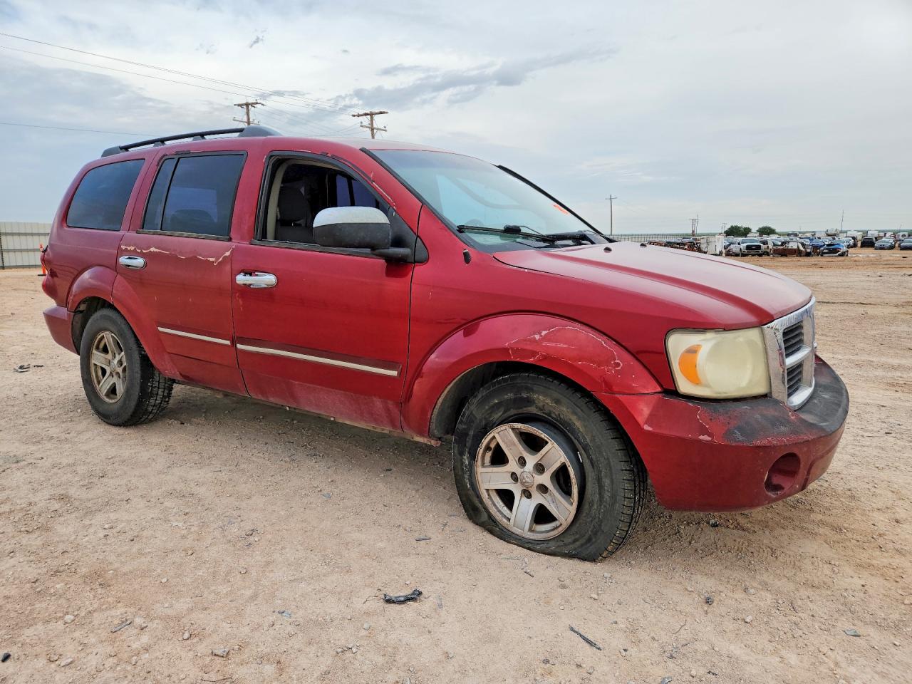 2009 Dodge Durango Slt Red vin: 1D8HD48P09F700872