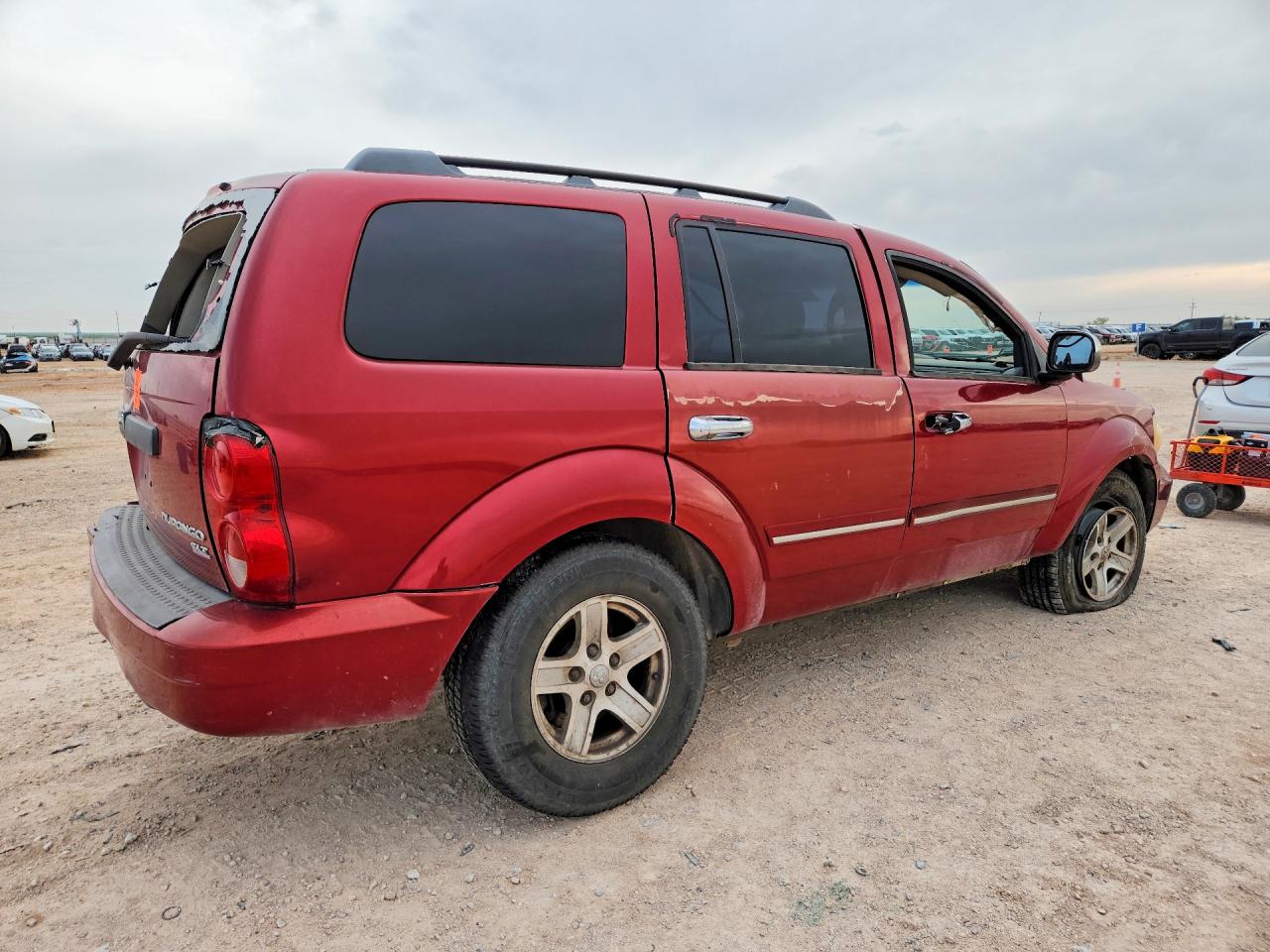 2009 Dodge Durango Slt Red vin: 1D8HD48P09F700872