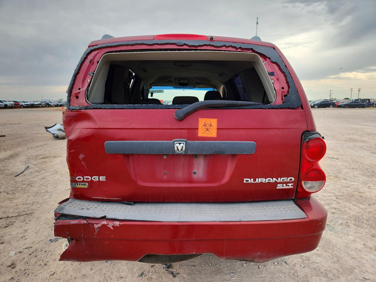2009 Dodge Durango Slt Red vin: 1D8HD48P09F700872