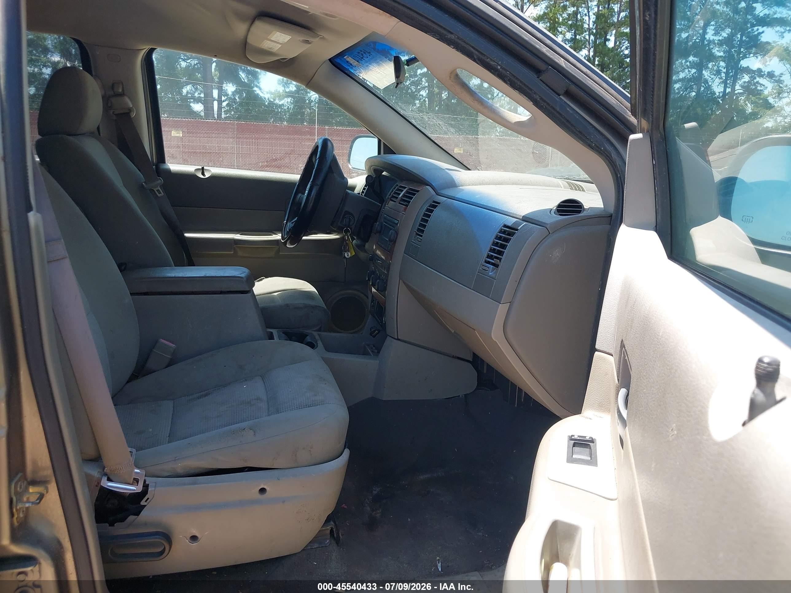 2007 Dodge Durango Slt Tan vin: 1D8HD48P37F507905